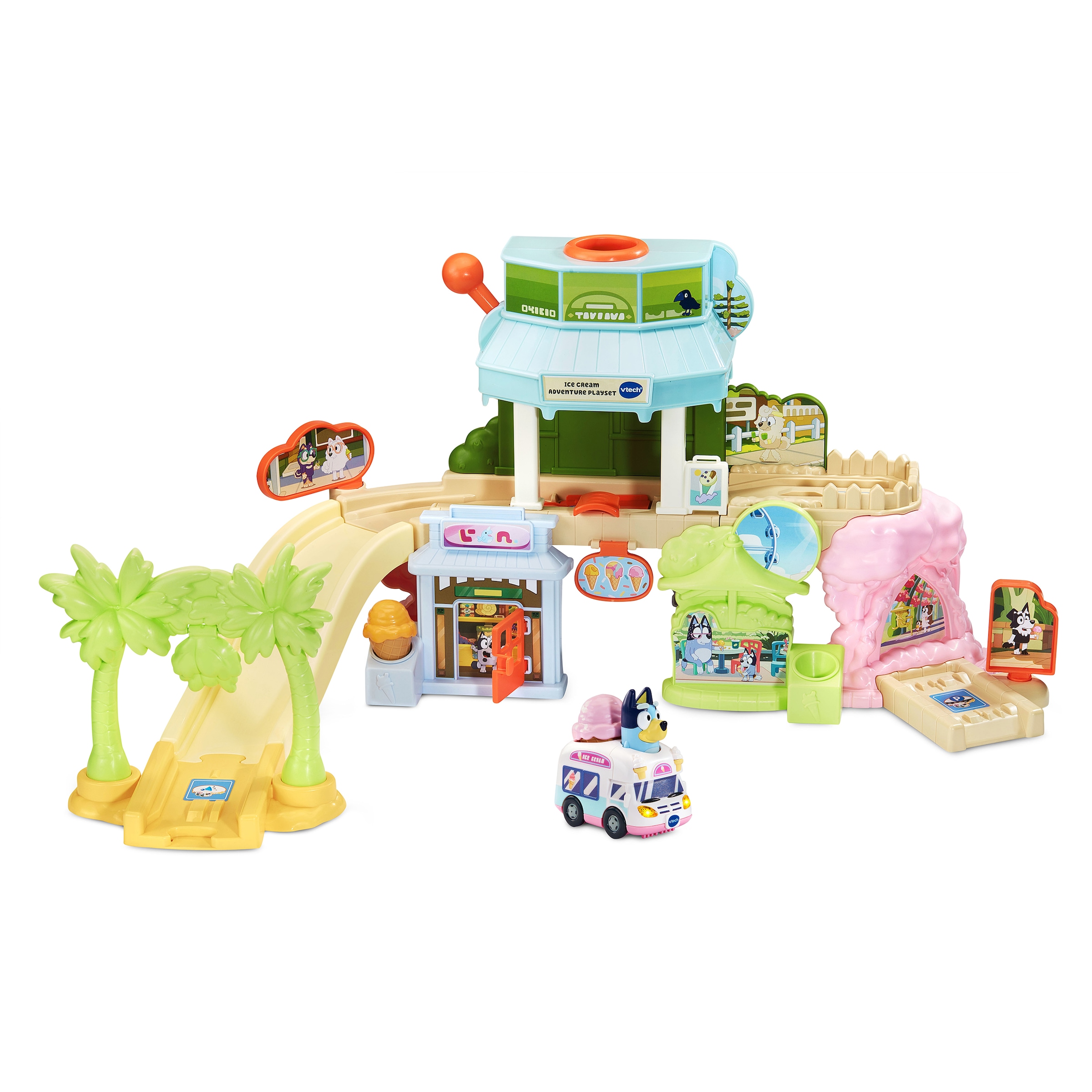 Vtech® Spielwelt »Tut Tut Baby Flitzer - Blueys Eisdiele« inklusive Eiswagen