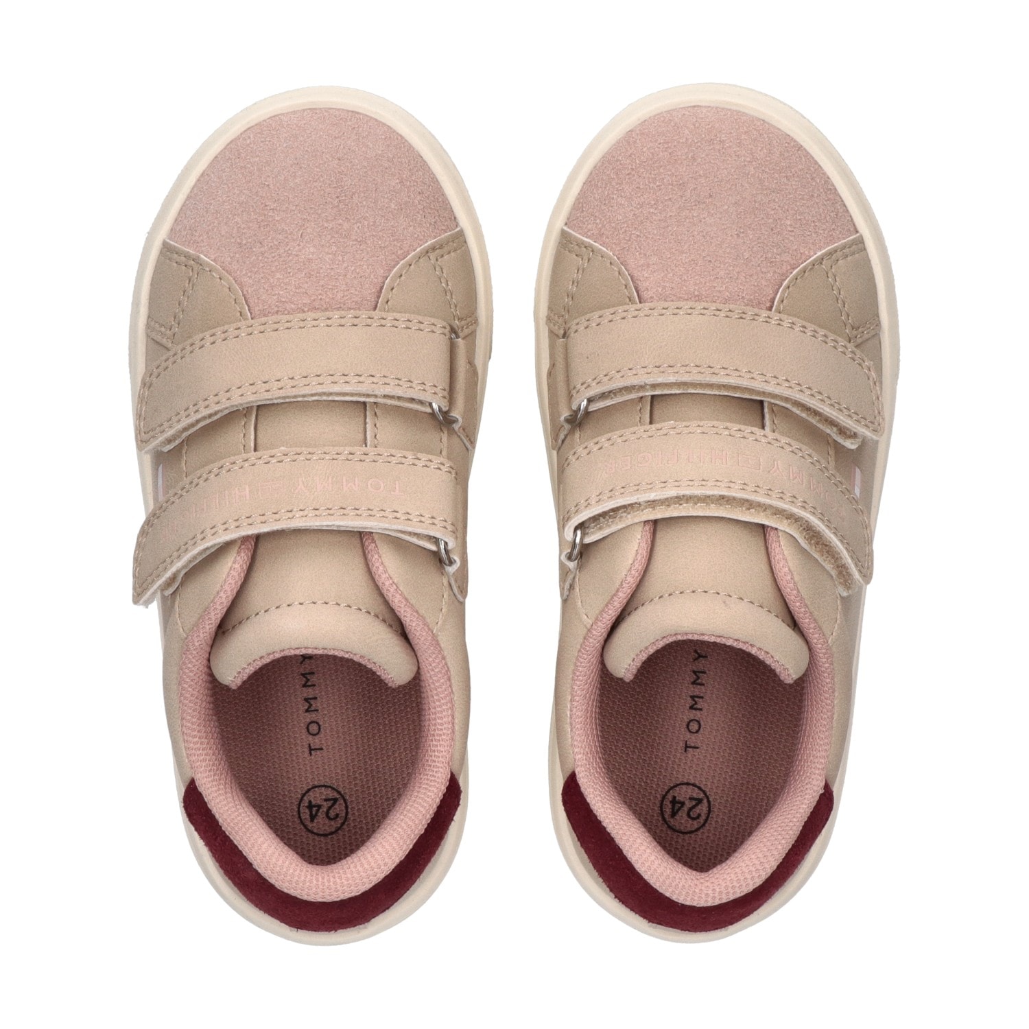 Tommy Hilfiger Sneaker  Freizeitschuh, Halbschuh, Klettschuh mit Kontrastbesatz