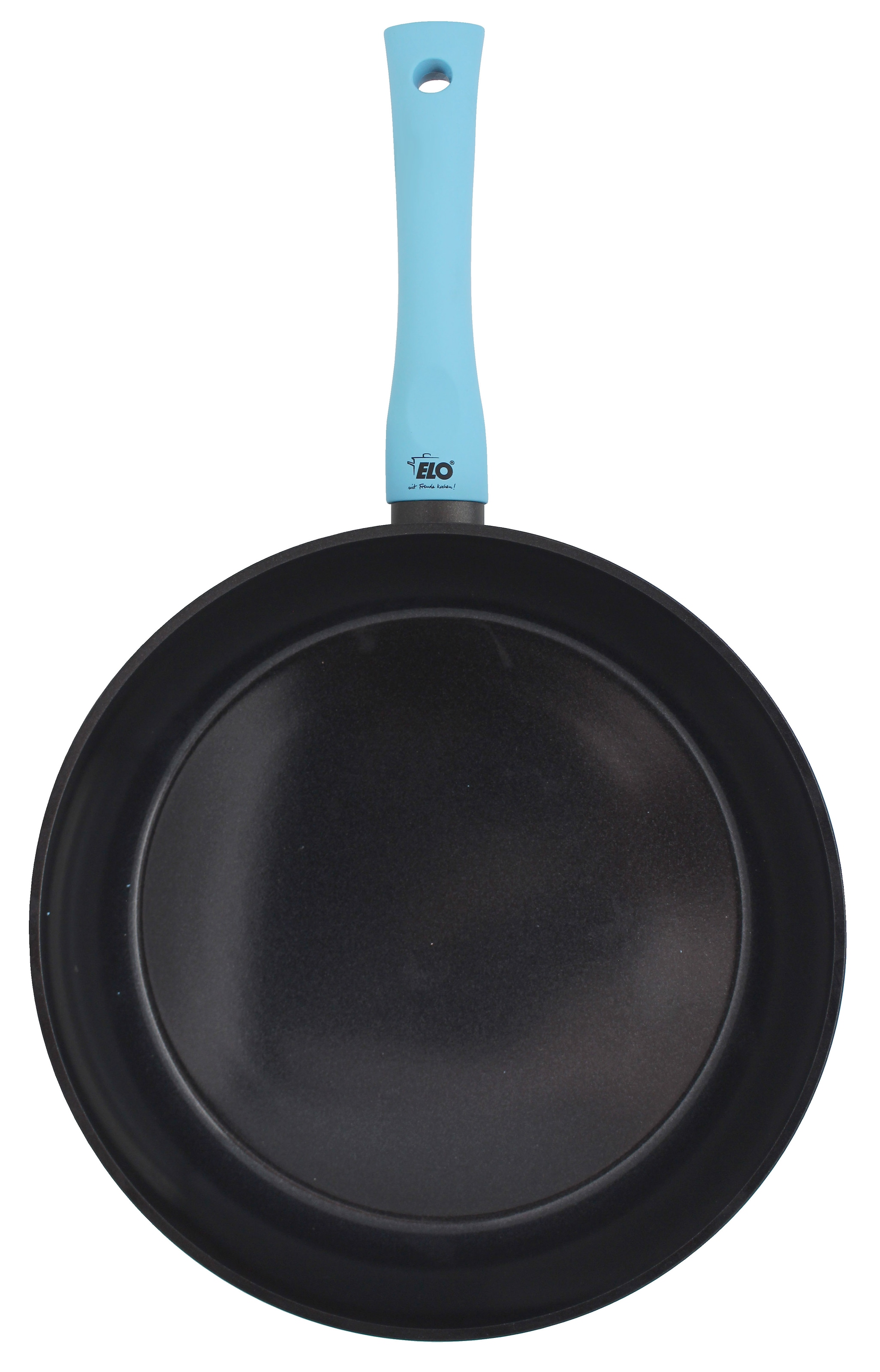 Elo Basic Schmorpfanne »Colorio mit farbigem Protektor« Aluminium Set, Pfanne inkl. Pfannenschoner, 2 tlg. Soft-Touch-Griff mit Flammenschutz