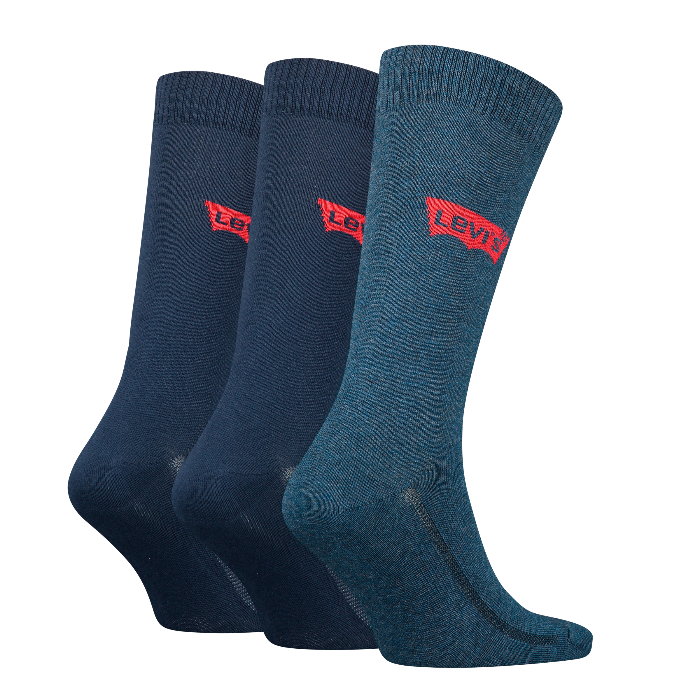 Levi's® Socken »LEVIS REGULAR CUT BW LOGO RECYCL CO« Packung, 2er Pack, 3 Paar tlg. mit breitem Logobund