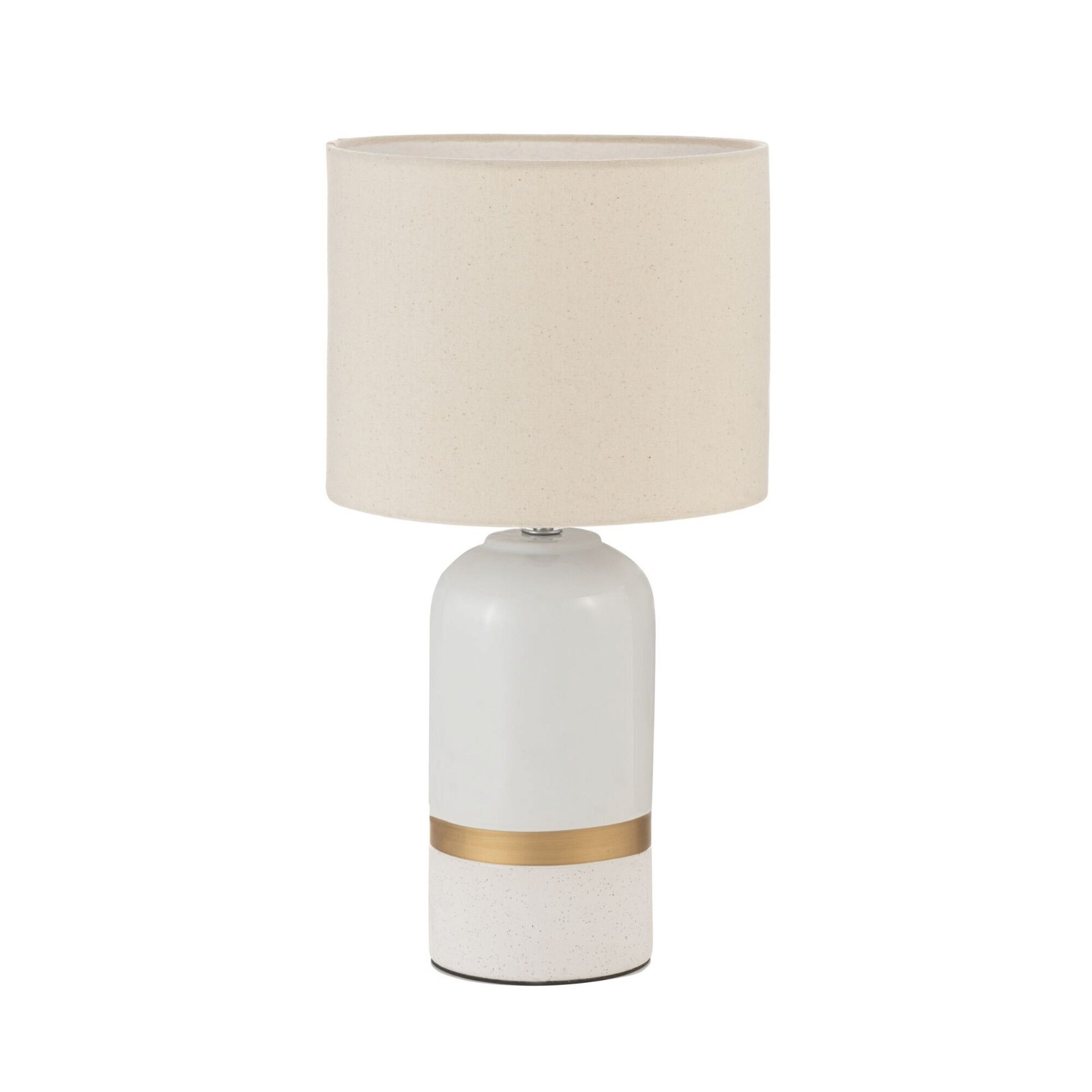 Pauleen Tischleuchte »Glowing Soul max20W Weiß/Beige 230V Stoff/Keramik«, 1 günstig online kaufen