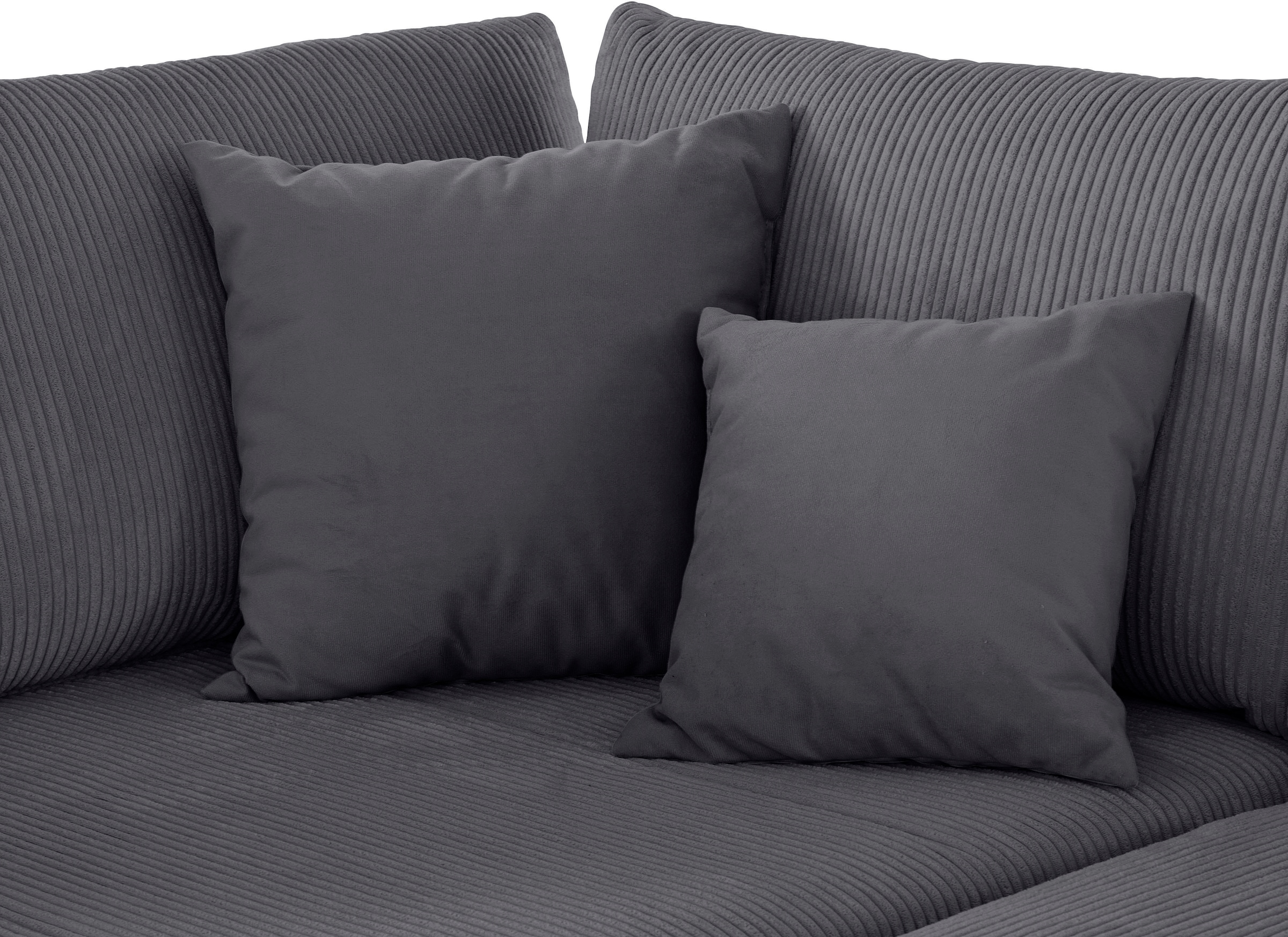 INOSIGN Ecksofa »Boxspringbett Night & Day L-Form mit Dauer-Schlaffunktion mit Armlehne«, mit Boxspring-Bettfunktion 180x200 cm und Bettkasten, Dauerschläfer!