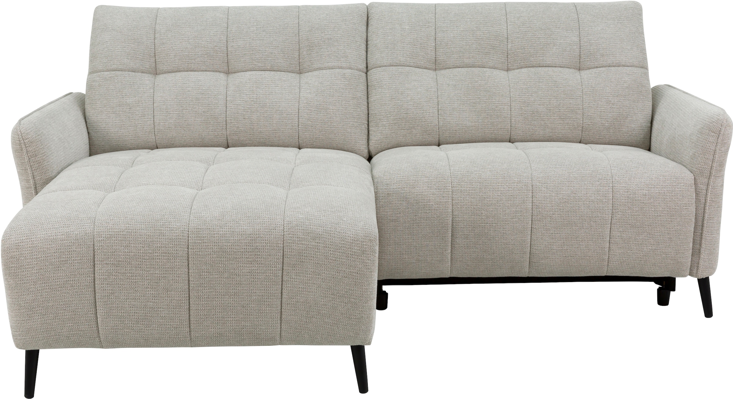 INOSIGN Ecksofa »DENIO 3-Sitzer, L-Form (Breite 209cm), elektr. Relaxfunktion, USB-A/C«, Liegefunktion durch Recliner, Federkernpolsterung