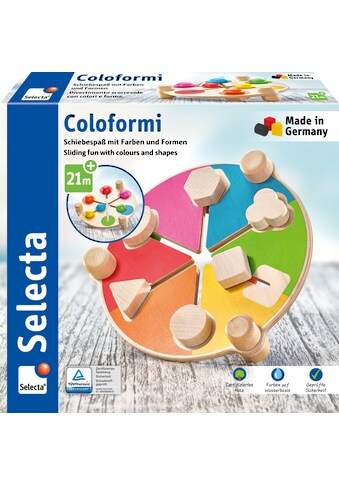 Selecta Motorikbrett »Coloformi, Schiebespaß mit Farben und Formen, 19,5 cm«, Made in... kaufen