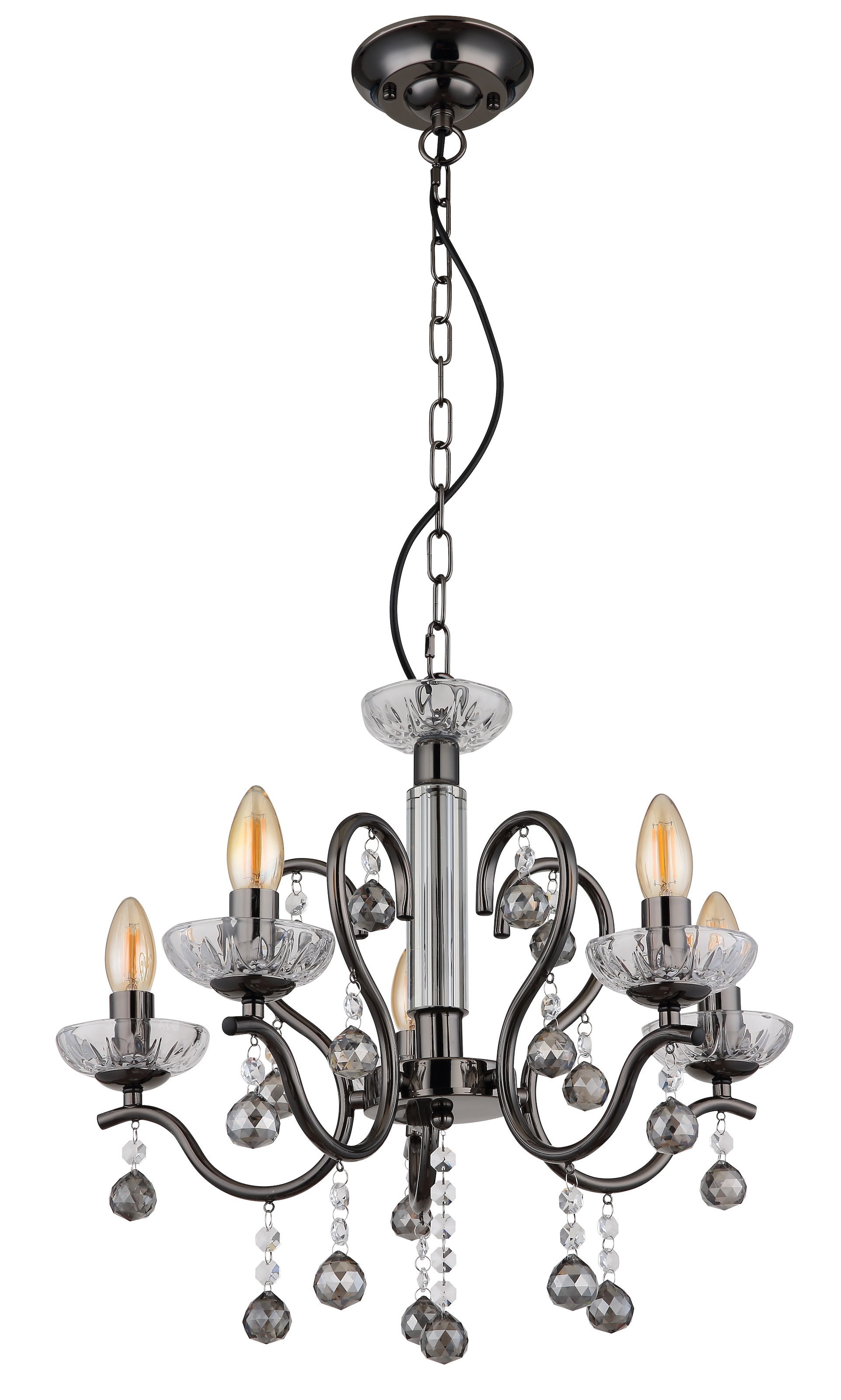 GLOBO LIGHTING Hängeleuchte »CAMILA«, Leuchtmittel E14 | ohne Leuchtmittel, Hängelampe/Pendelleuchte/Esszimmer/Wohnzimmer/Esstisch