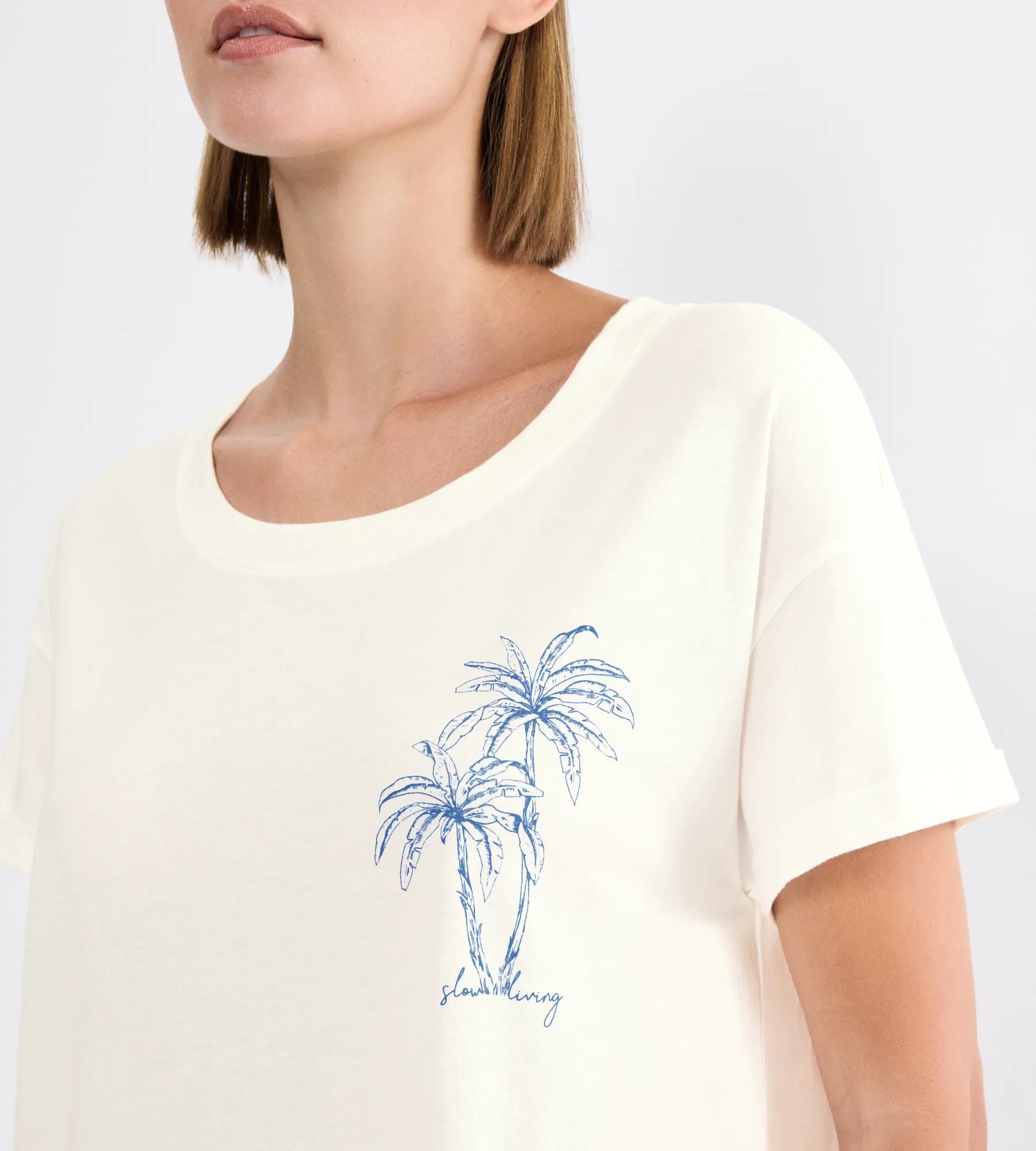 Triumph Nachthemd »Nightdresses NDK X« Ohne Taschen weich, atmungsaktiv, gerippter Rundhalsausschnitt, Kurzarm
