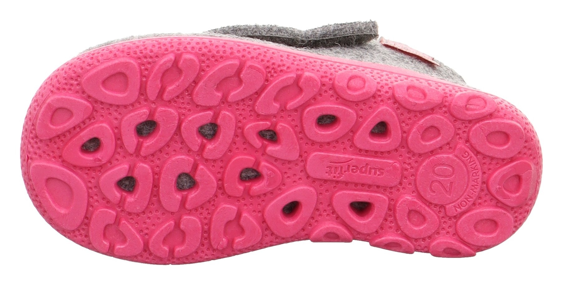 Superfit Hausschuh »HAPPY OCTI WMS: Mittel«, Babyschuh mit Klettverschluss, Größenschablone zum Download