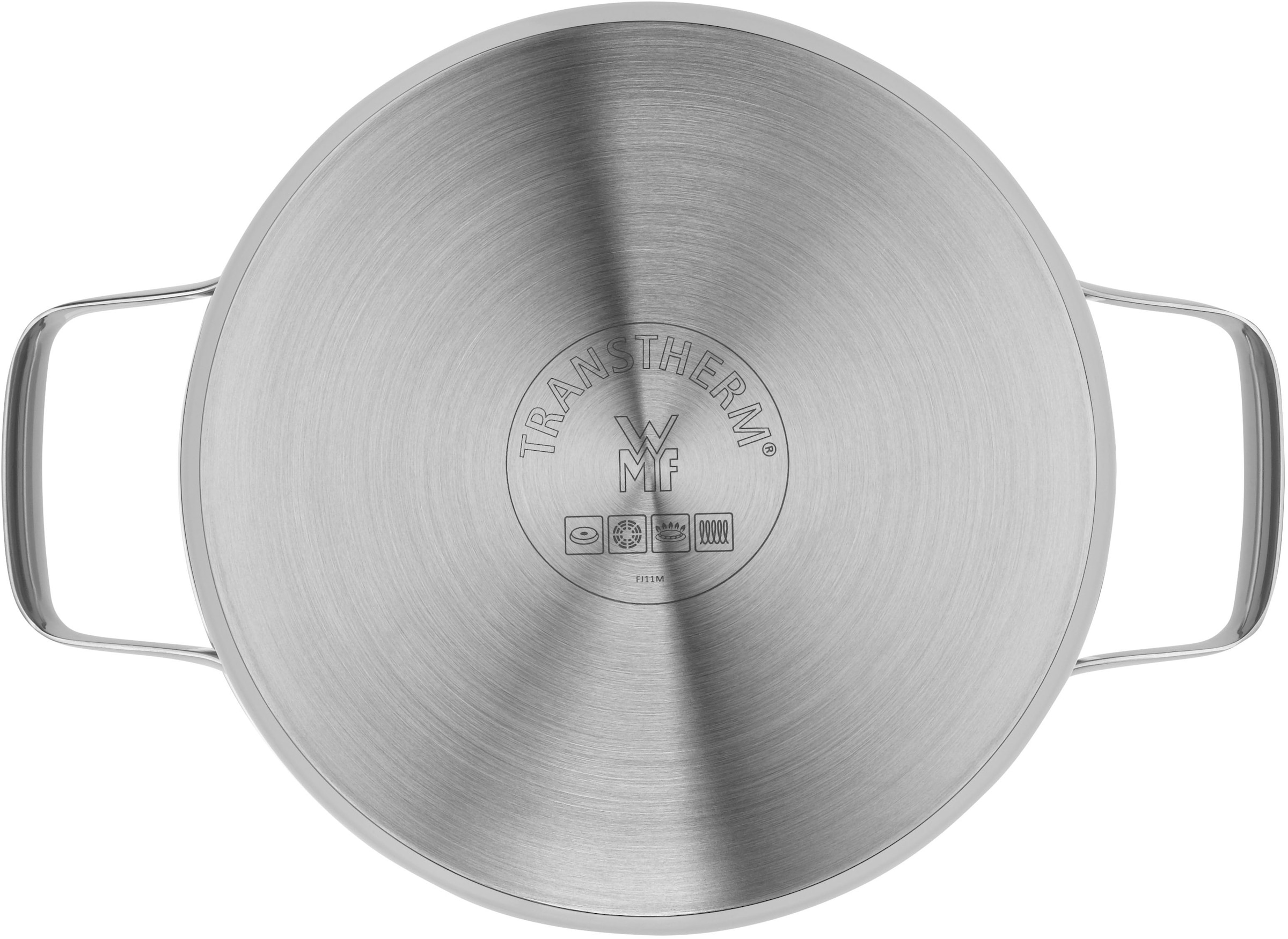 WMF Topf-Set »Belmonte«, Cromargan® Edelstahl Rostfrei 18/10, (Set, 7 tlg.), Glasdeckel, Schüttrand, poliert, für alle Herdarten