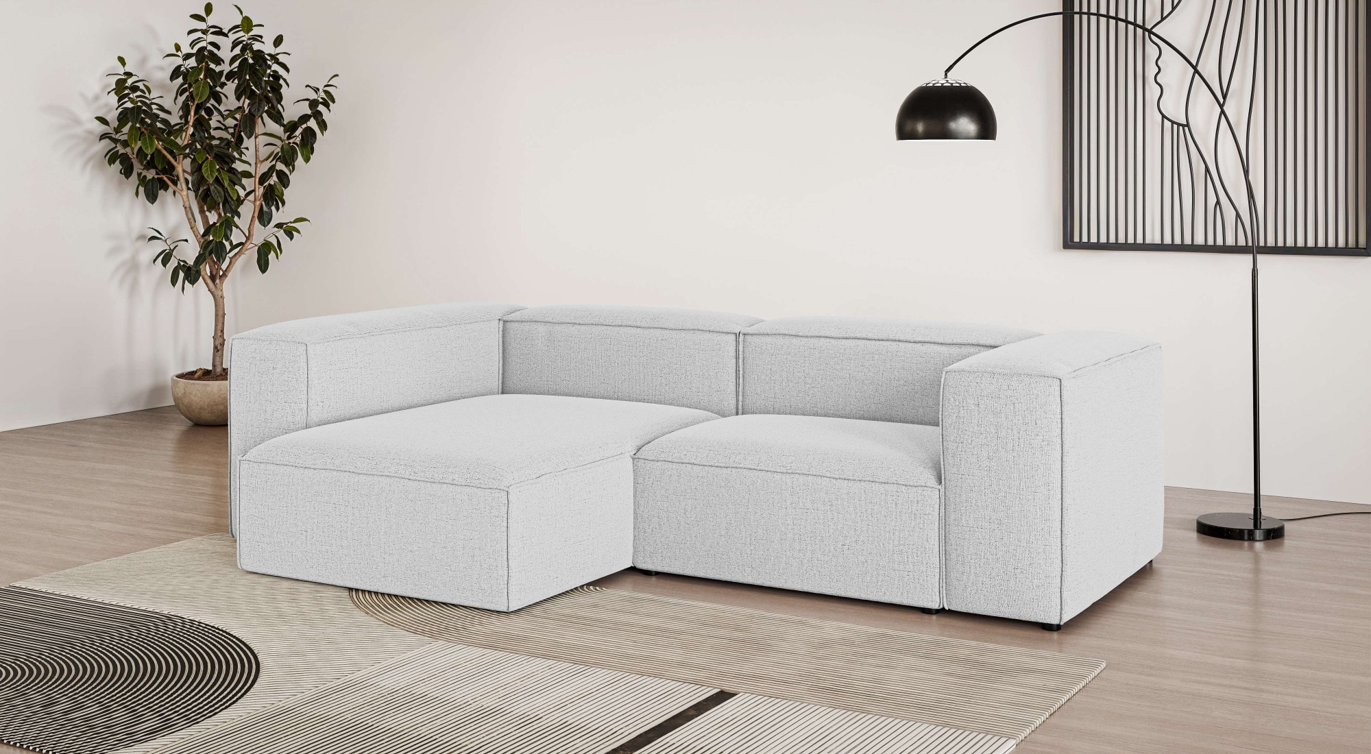 INOSIGN Ecksofa »HAILY L-Form links/rechts, Modularsofa, Maße B/T/H: 260/16 günstig online kaufen