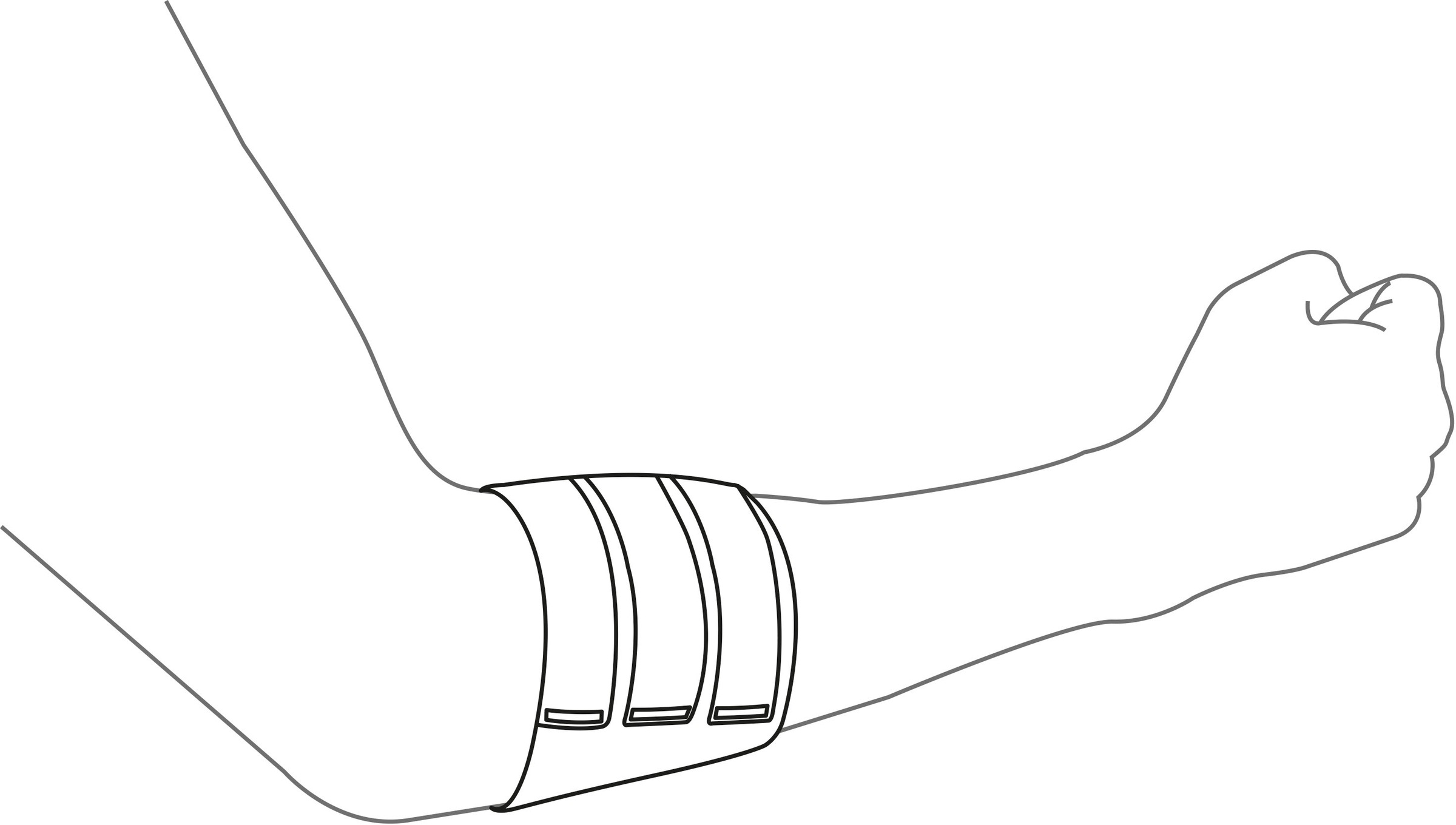 Hydas Ellenbogenbandage »für maximalen Komfort, aus recyceltem Kunststoff« Bei Sehnenansatzentzündungen am Ellenbogen, z.B. Tennisarm