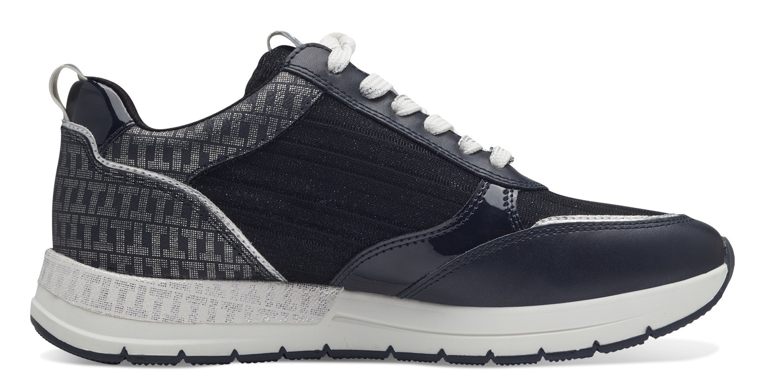 Tamaris Keilsneaker, Freizeitschuh, Halbschuh, Schnürschuh in schmaler Form
