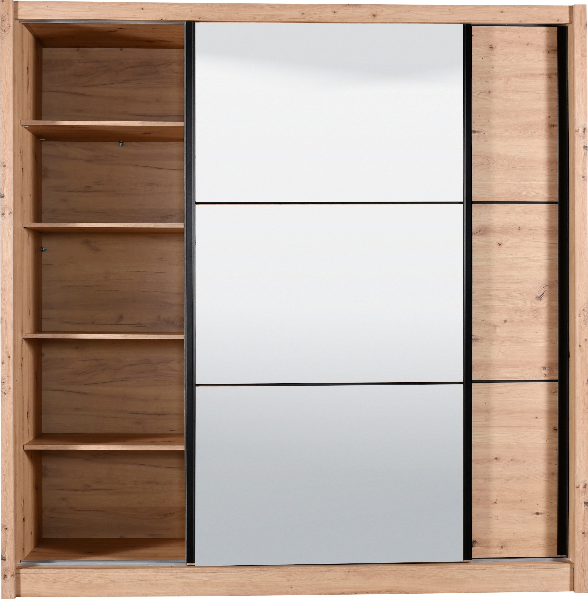 INOSIGN Schwebetürenschrank »Navara«, Einlegeböden Spiegel mit kaufen und online zusätzlichen