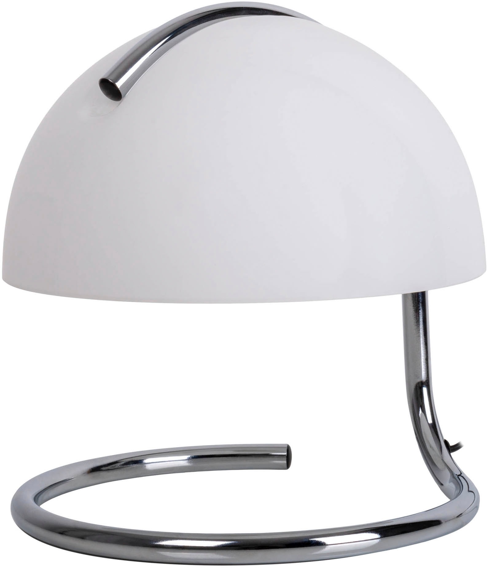 näve Tischleuchte »Burano« E27 1 Stk. halbkugelförmiger Glasschirm, 1x E27, Zuleitung schwarz 150cm