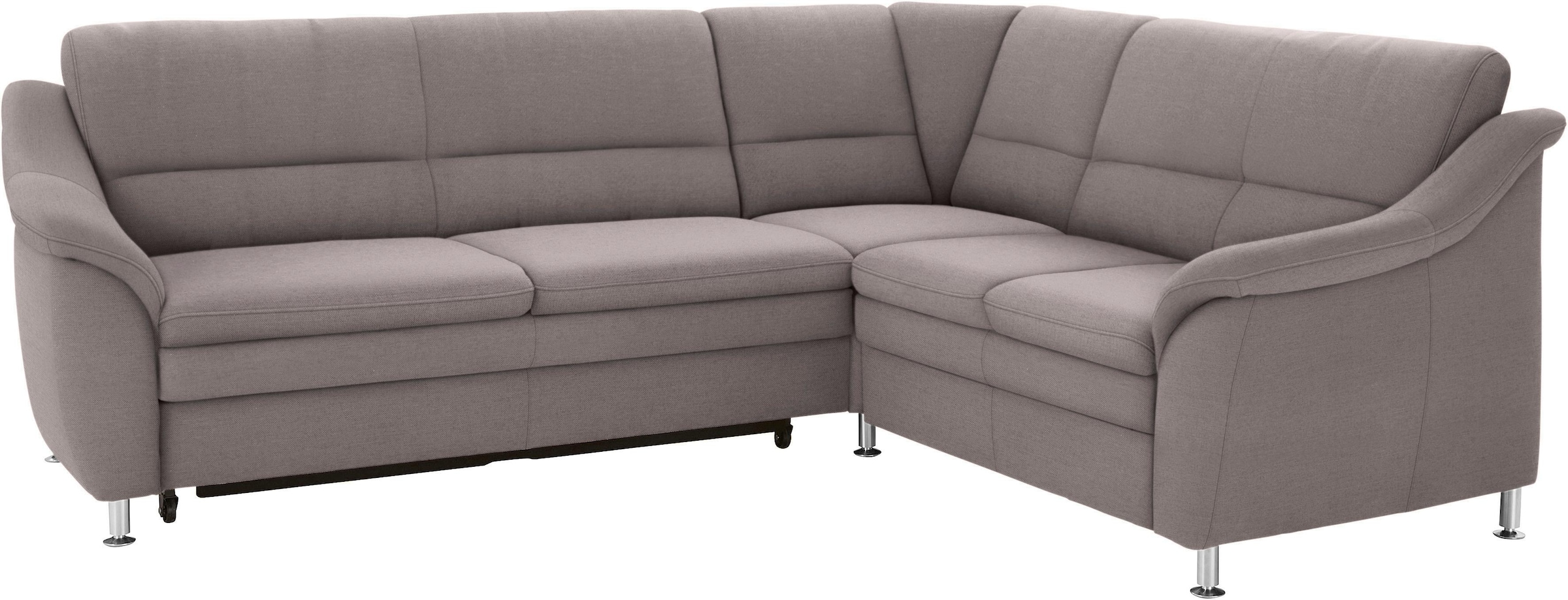 sit&more Ecksofa »Cardoso L-Form«, mit Federkern, wahlweise mit Bettfunktion und Schubkasten