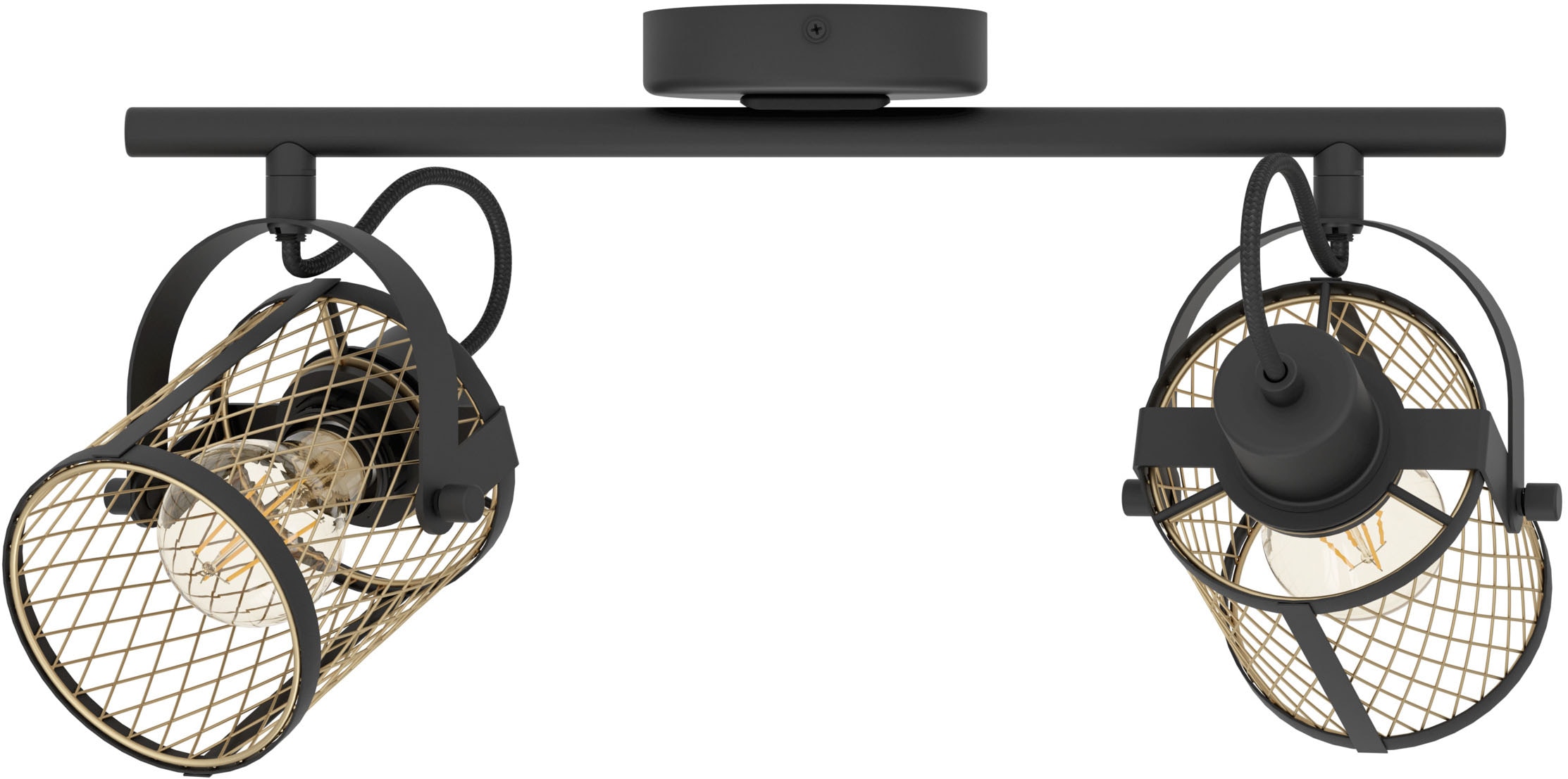 EGLO Deckenspot »DELLOW Spotlampe - Stahl - E27 - 2X40W - IP20« E27 1 Stk.