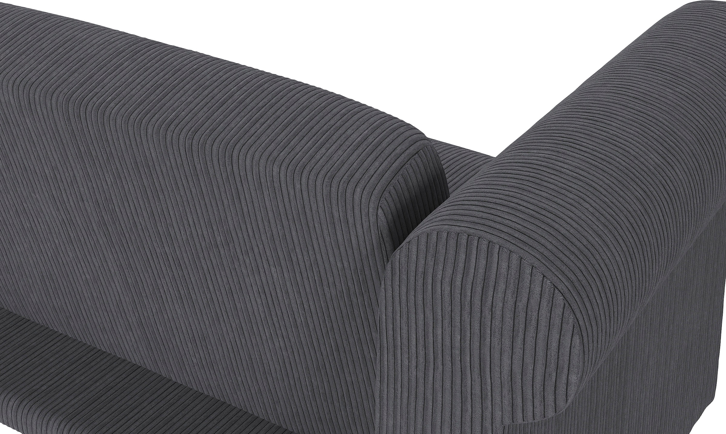 Dorel Home 3-Sitzer »Felix II, Schlafsofa 236cm, (Liegefläche 108x190cm), Rückenlehne«, 3-fach verstellbar, Sitzhöhe 46 cm, Cord