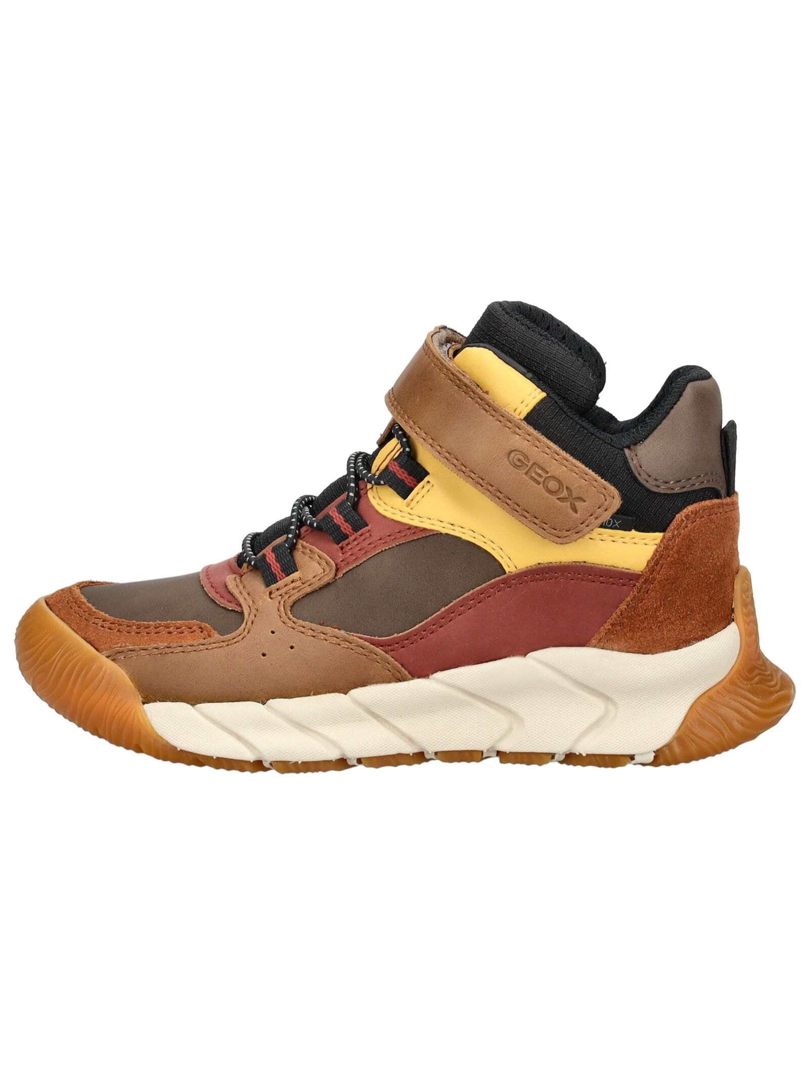 Geox Schnürstiefelette »Geox Stiefelette Lederimitat/Textil«