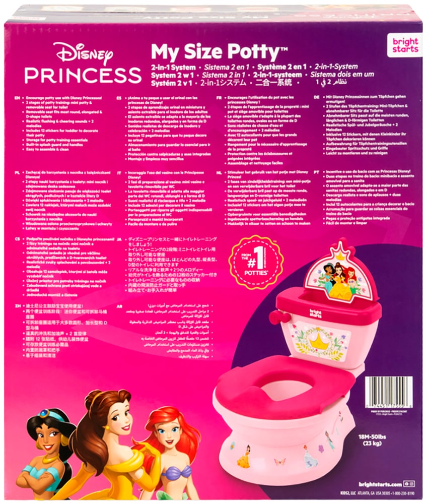 Bright Starts Toilettentrainer »My Size Potty Disney Princess« mit Sound