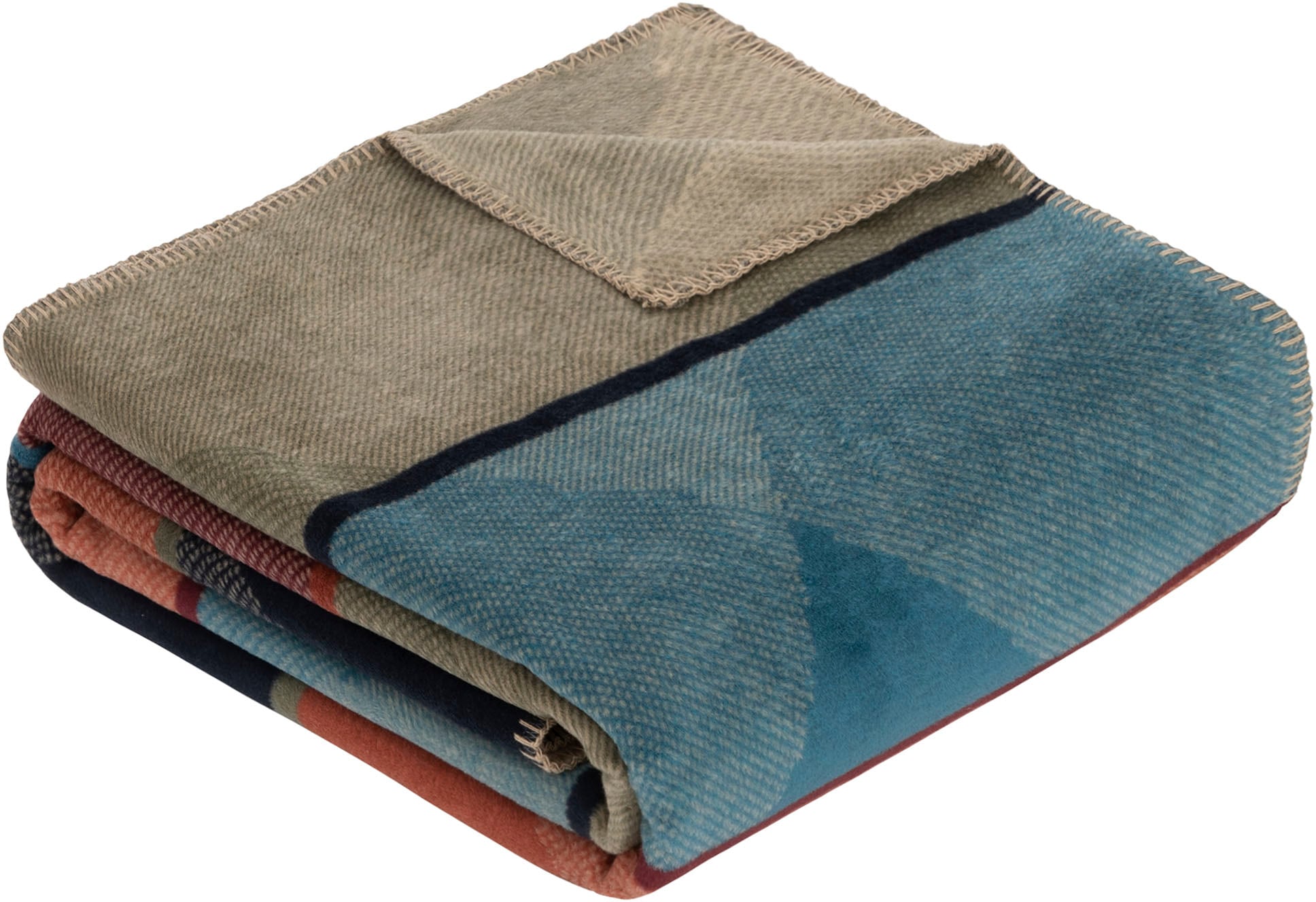 IBENA Wohndecke »Jacquard Decke Alexandria«, in kräftigen Farben