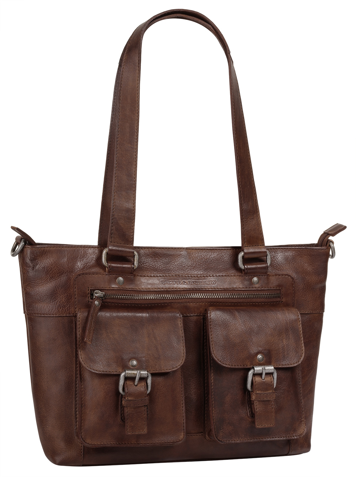 Spikes & Sparrow Shopper, echt Leder günstig online kaufen