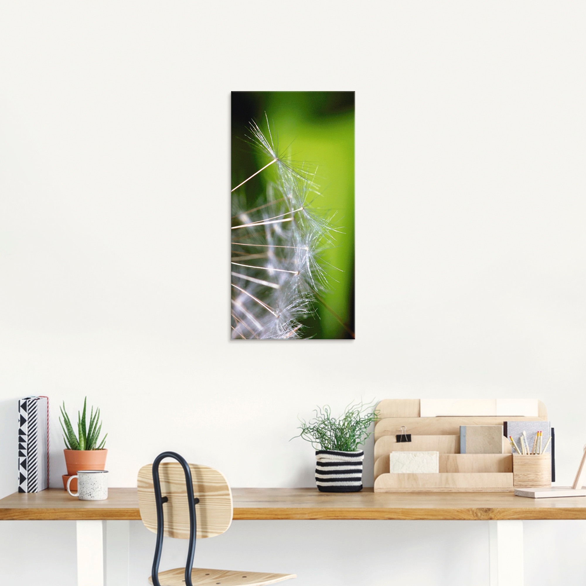 Artland Glasbild »Pusteblumesamen«, Blumen, (1 St.), in verschiedenen Größen
