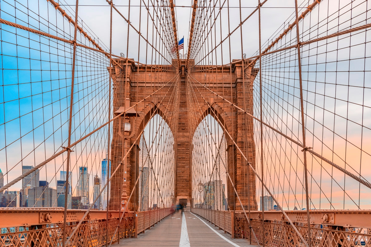 Papermoon Fototapete »Brooklyn Brücke« günstig online kaufen