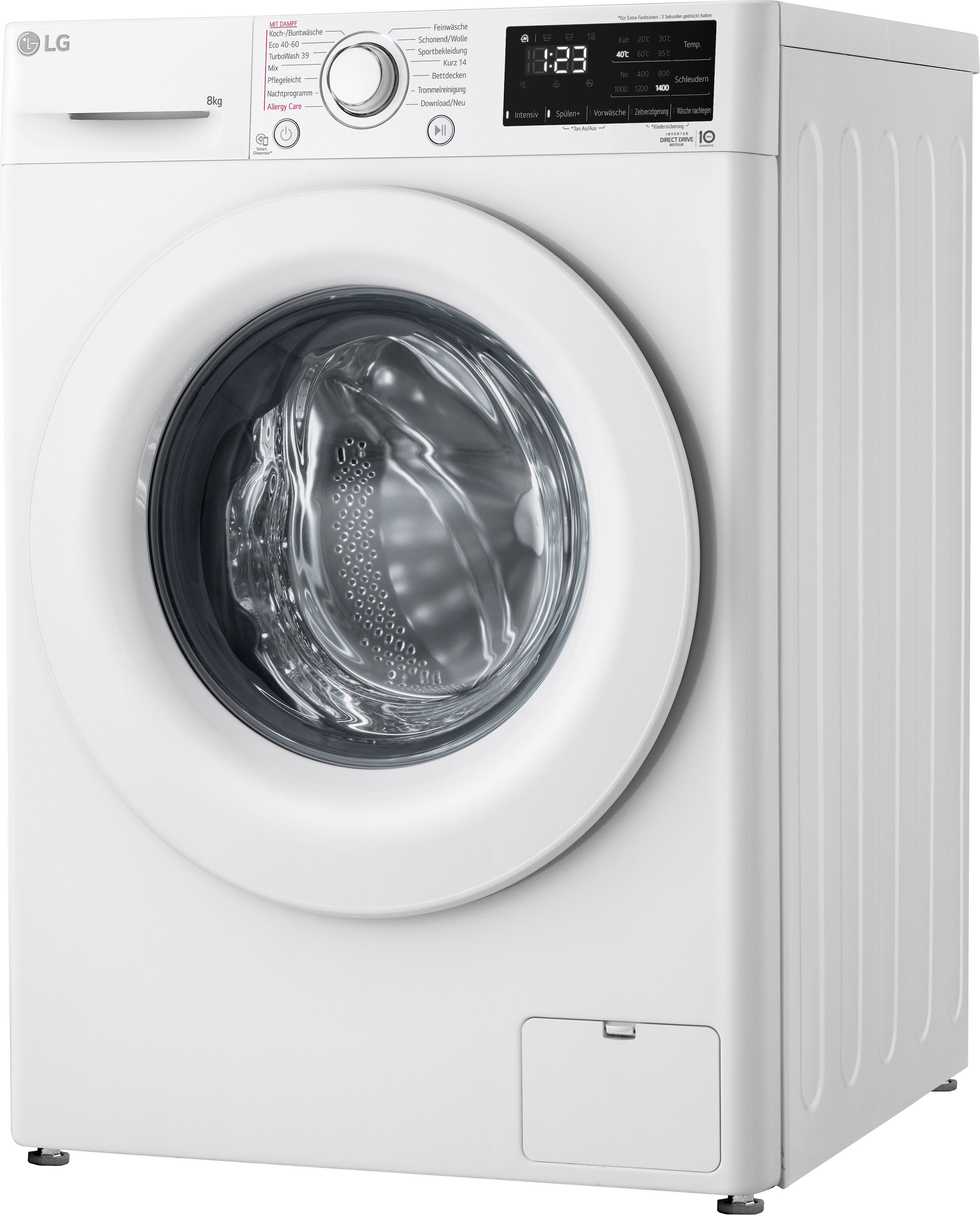 LG Waschmaschine »F4WV3183«, 3, 1400 F4WV3183, 8 U/min bestellen online kg
