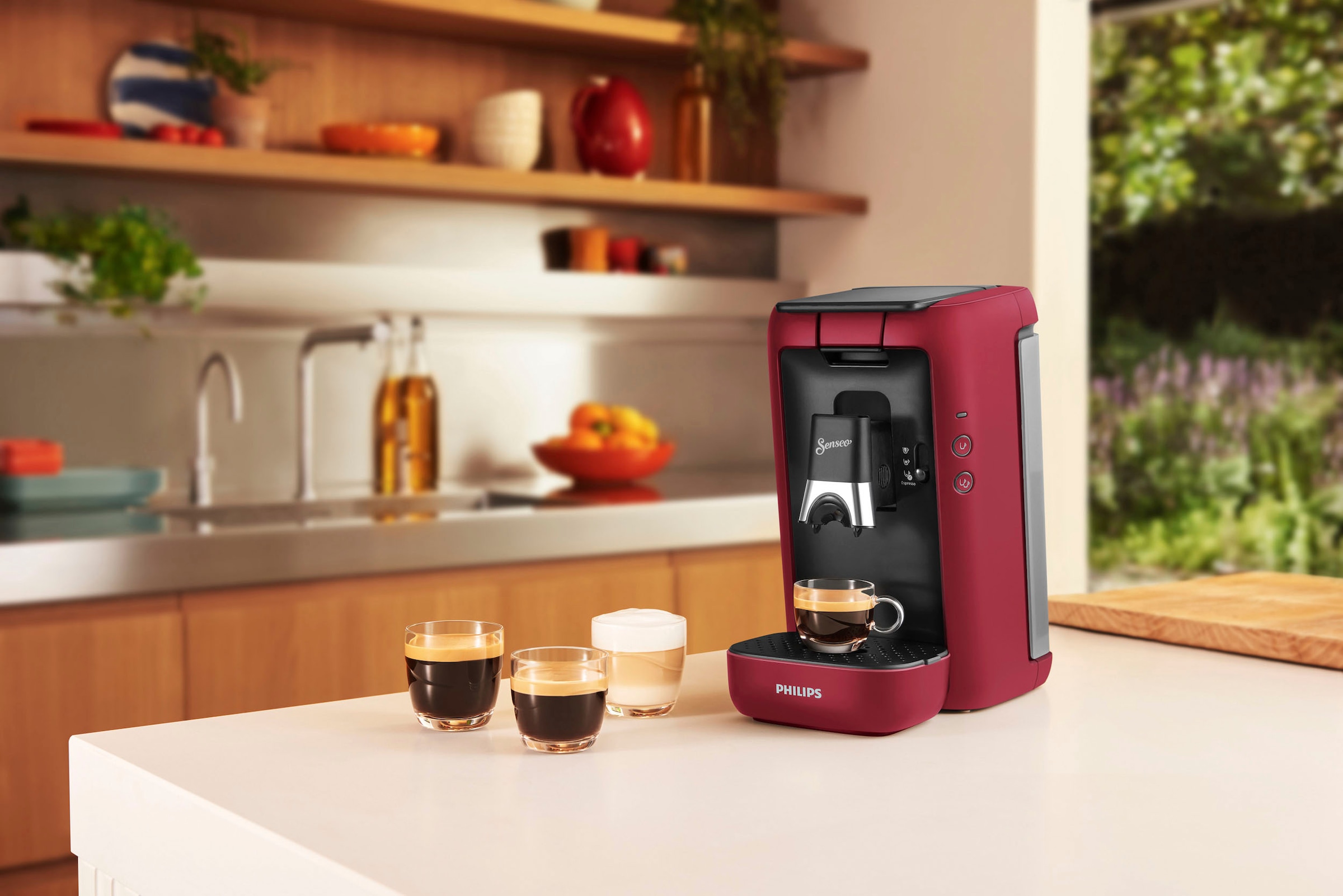 Philips Senseo online € CSA260/90, UVP Wert von Plastik, 80% Memo-Funktion, aus »Maestro im Kaffeespezialitäten«, bestellen Kaffeepadmaschine recyceltem inkl. 14,- Gratis-Zugaben +3