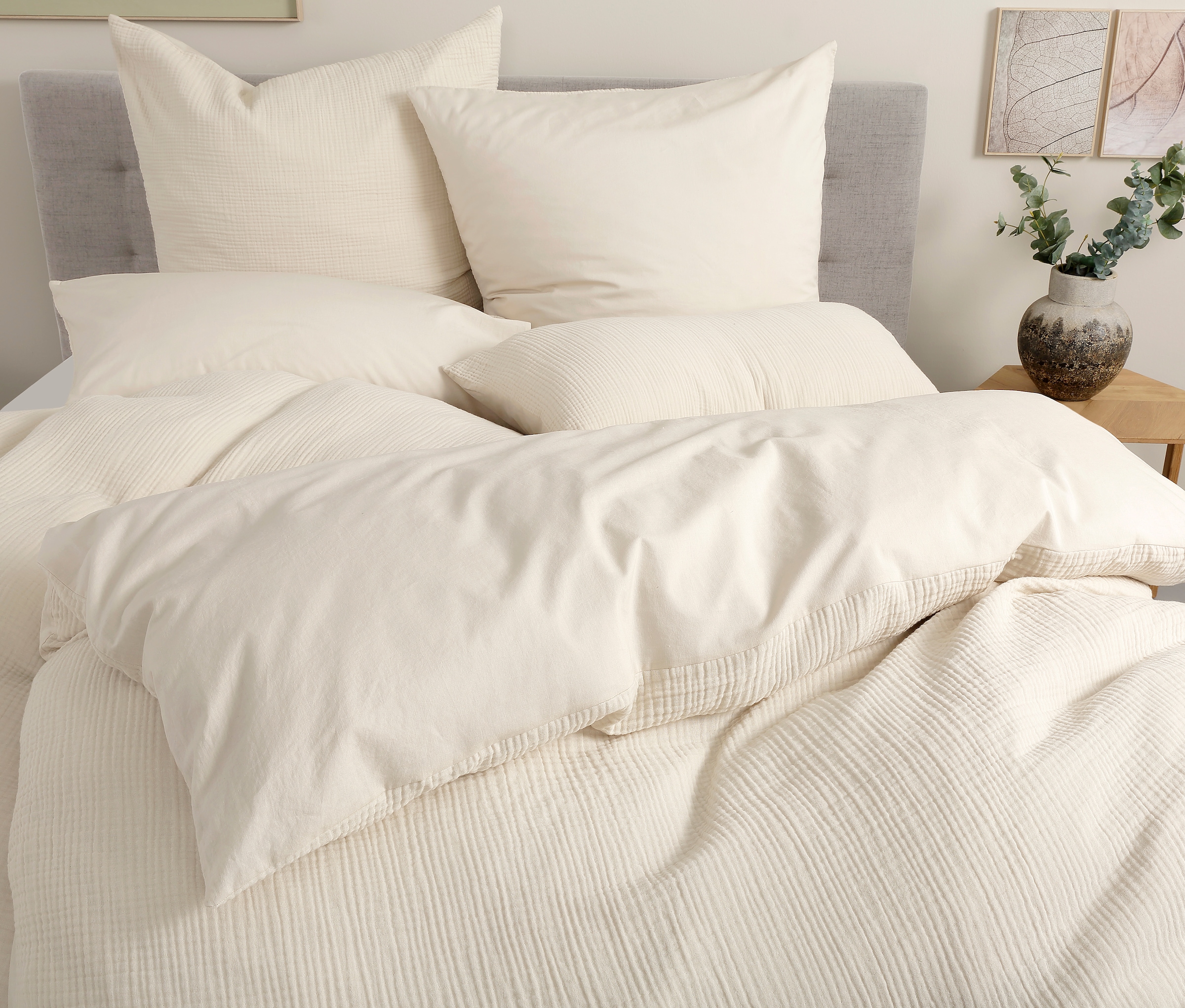 OTTO home Wendebettwäsche »Sari3«, Bettwäsche aus 100% Baumwolle in weichem günstig online kaufen