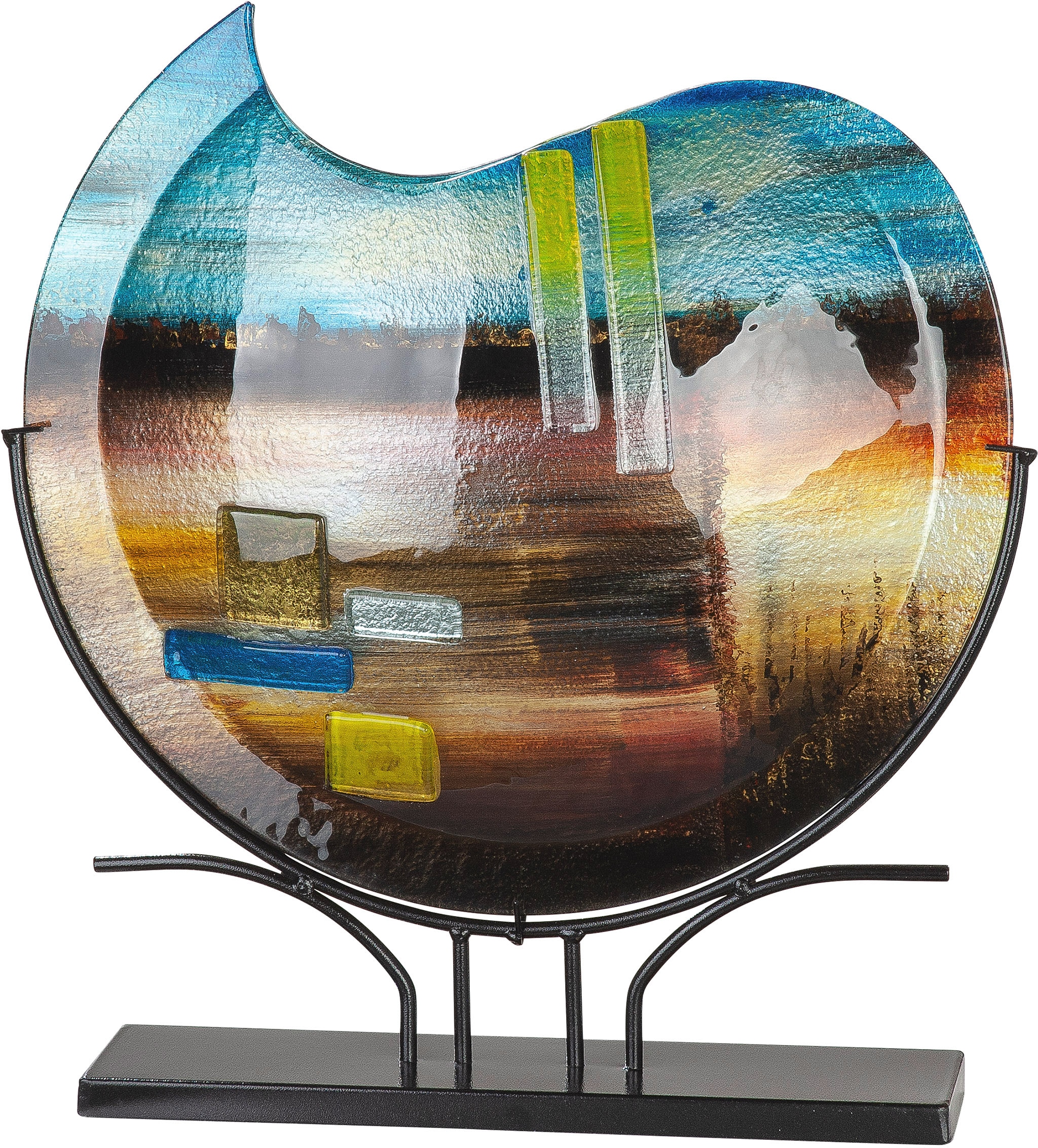 GILDE GLAS art Dekovase »Campo«, (1 St.), aus Glas, Höhe ca. 48 cm günstig online kaufen