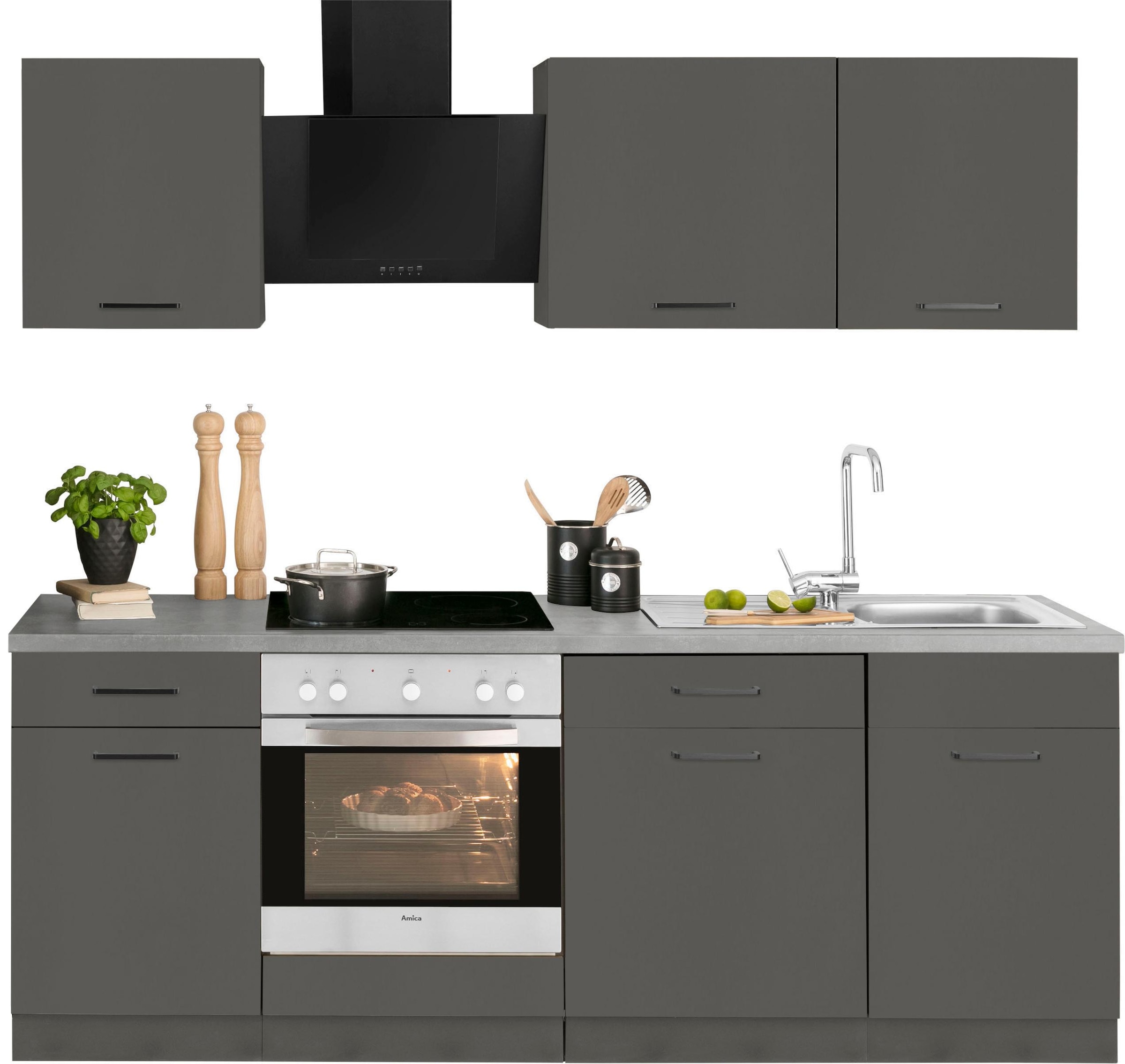 wiho Küchen Küchenzeile 220 »Esbo«, cm E-Geräte, online Breite bestellen ohne