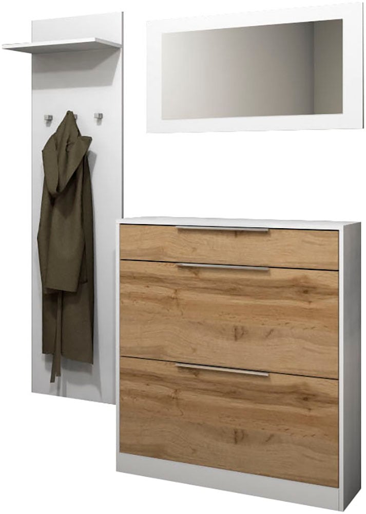 borchardt Möbel Garderoben-Set »Oliva« 3 Stk. tlg. günstig online kaufen