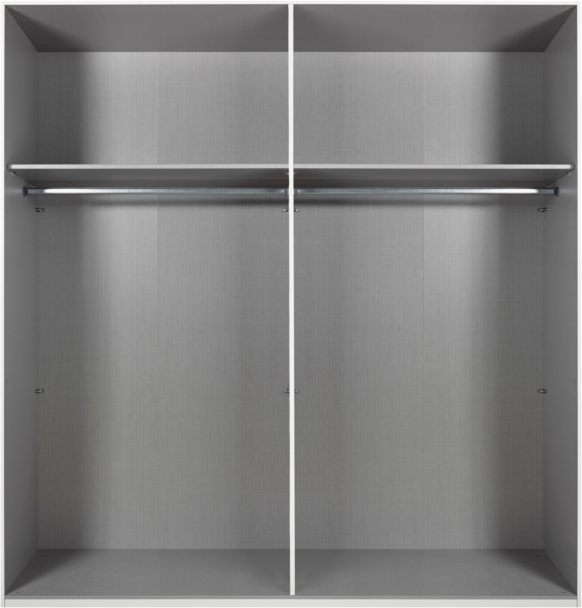 Wimex Drehtürenschrank »Rimini by fresh to go, 200, 250 oder 300cm Breite, 216cm hoch«, LED Bleuchtung inklusive, mit Glasfronten, Metallgriffen