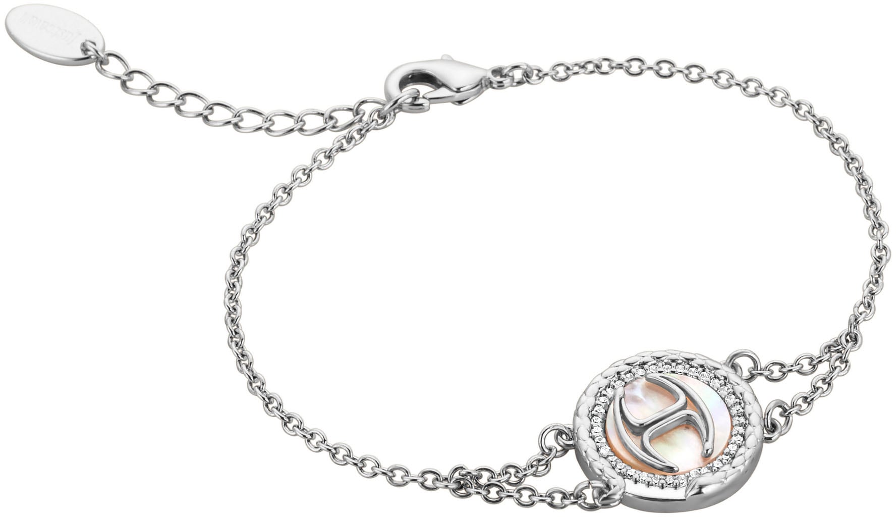 Just Cavalli Time Quarzuhr »Fidenza«, (Set, 2 tlg., mit Armband), Armbanduhr, Damenuhr, Kristallsteine, Edelstahlarmband, Geschenkidee