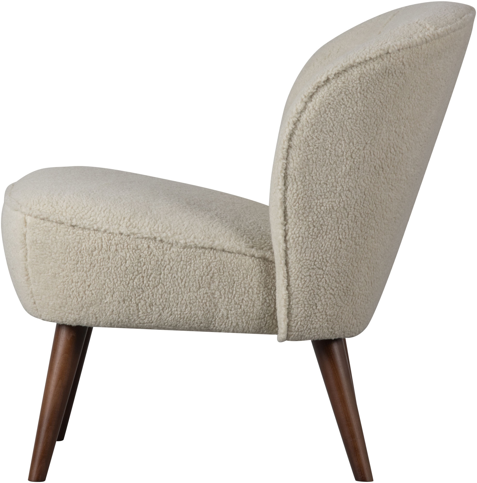 WOOOD Sessel »Sara«, weich gepolstert, 4-Fußgestell, H 71 cm x B 59 cm