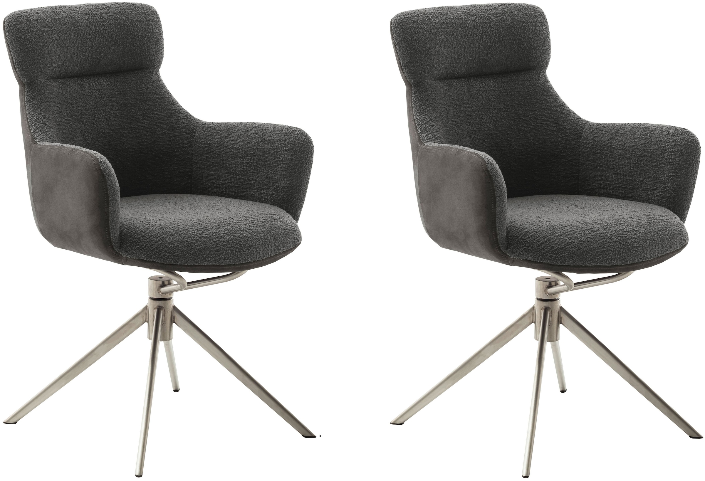 MCA furniture Esszimmerstuhl, Feingewebe, (2er-Set), drehbar 360°, Dreh- & günstig online kaufen
