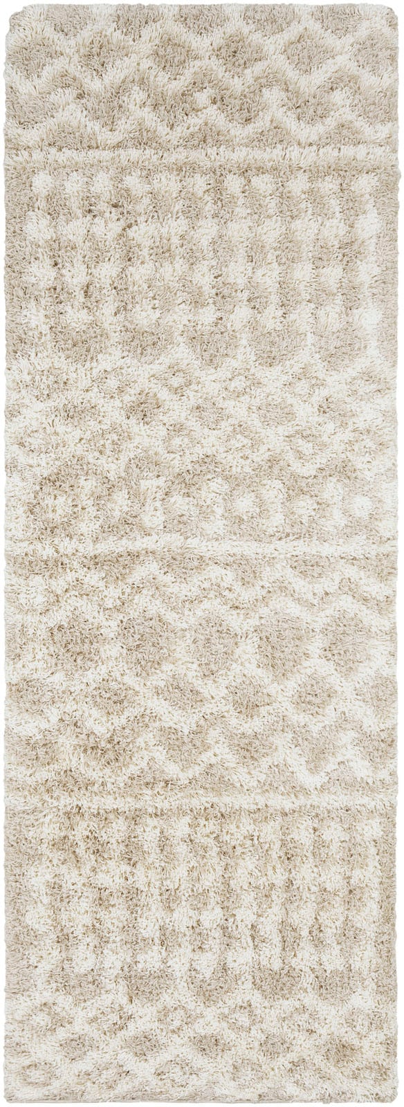 Surya Hochflor-Läufer »DUBAI«, rechteckig, 52 mm Höhe, Shaggy Hochflorteppi günstig online kaufen