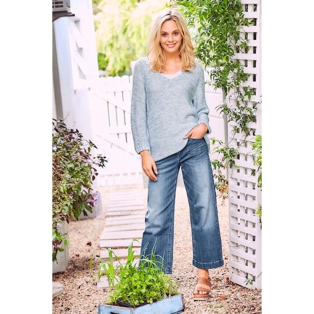 Aniston CASUAL 7/8-Jeans, in Used-Waschung im Online-Shop bestellen