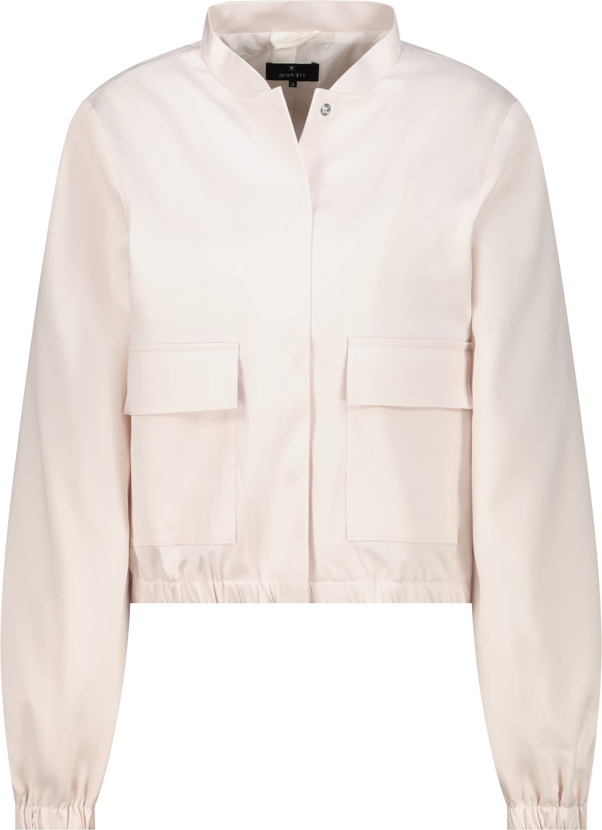 Monari Cargojacke »Jacke Satin Cargo« ohne Kapuze Regular fit mit Stehkragen