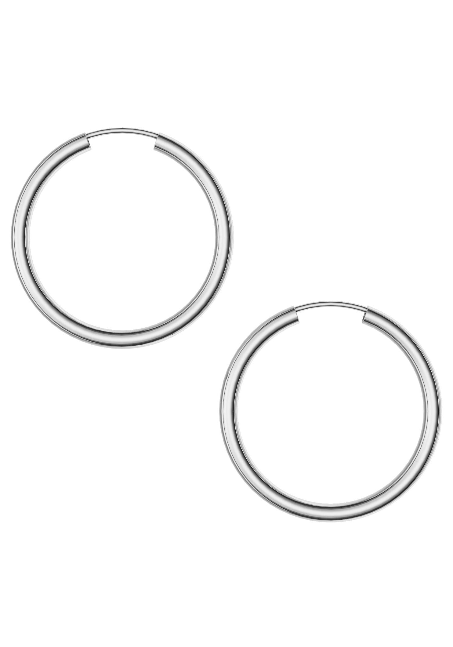 Firetti Paar Creolen »Schmuck Geschenk Silber 925 2,5 mm breit«, Made in Germany
