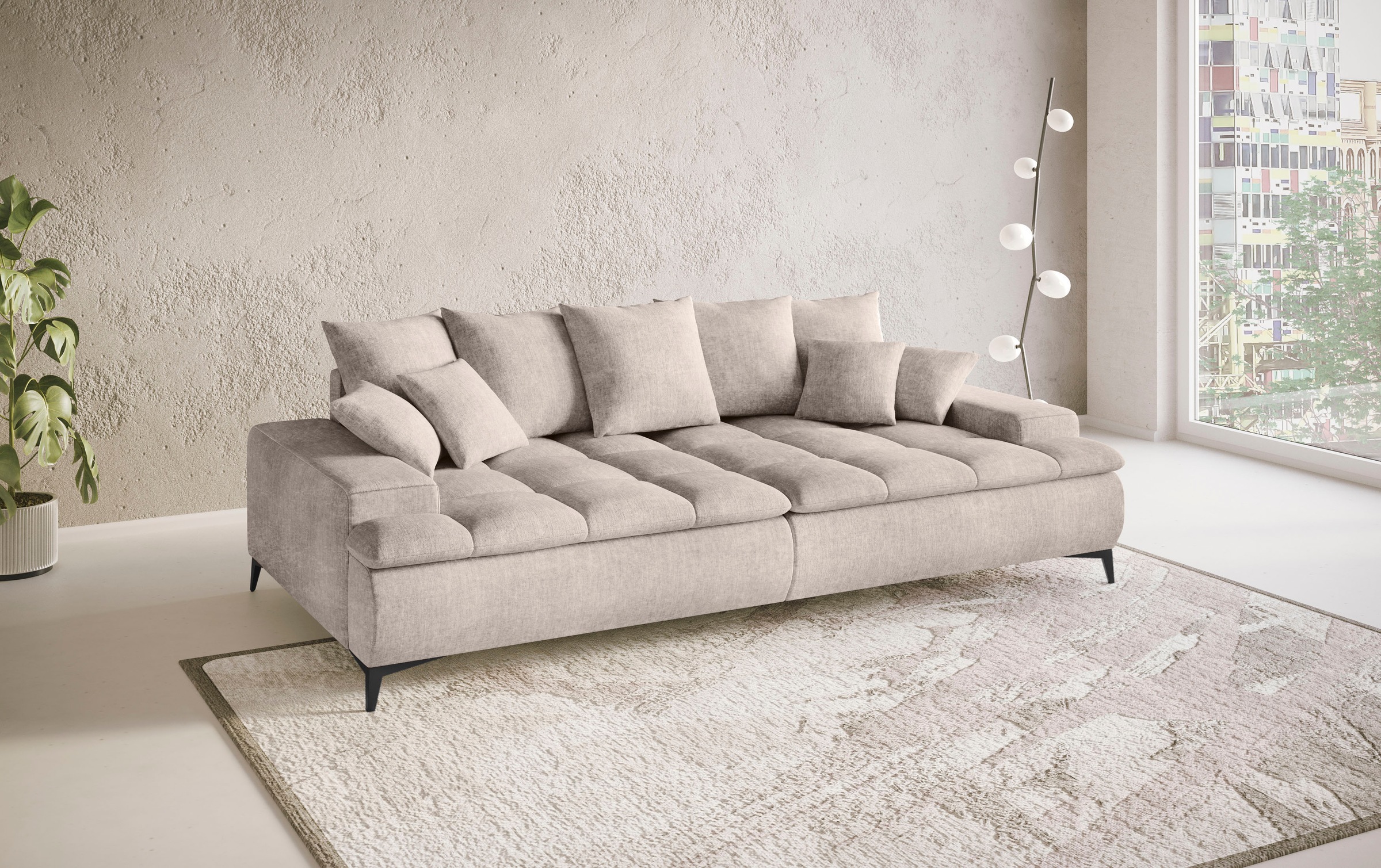 Mr. Couch Big-Sofa »Haiti III«, Mit Kaltschaum, bis 140 kg belastbar