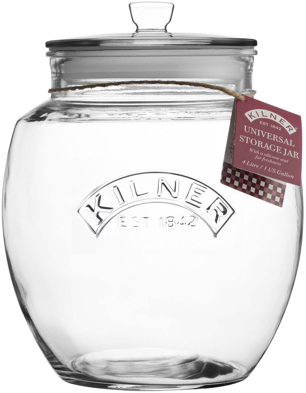 KILNER Vorratsglas 1 Stk. tlg. mit luftdichtem Deckel, 4 Liter günstig online kaufen