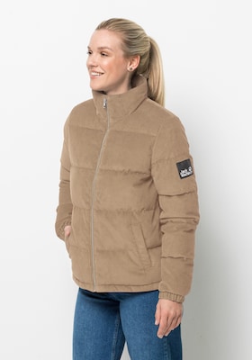 beige Daunenjacke