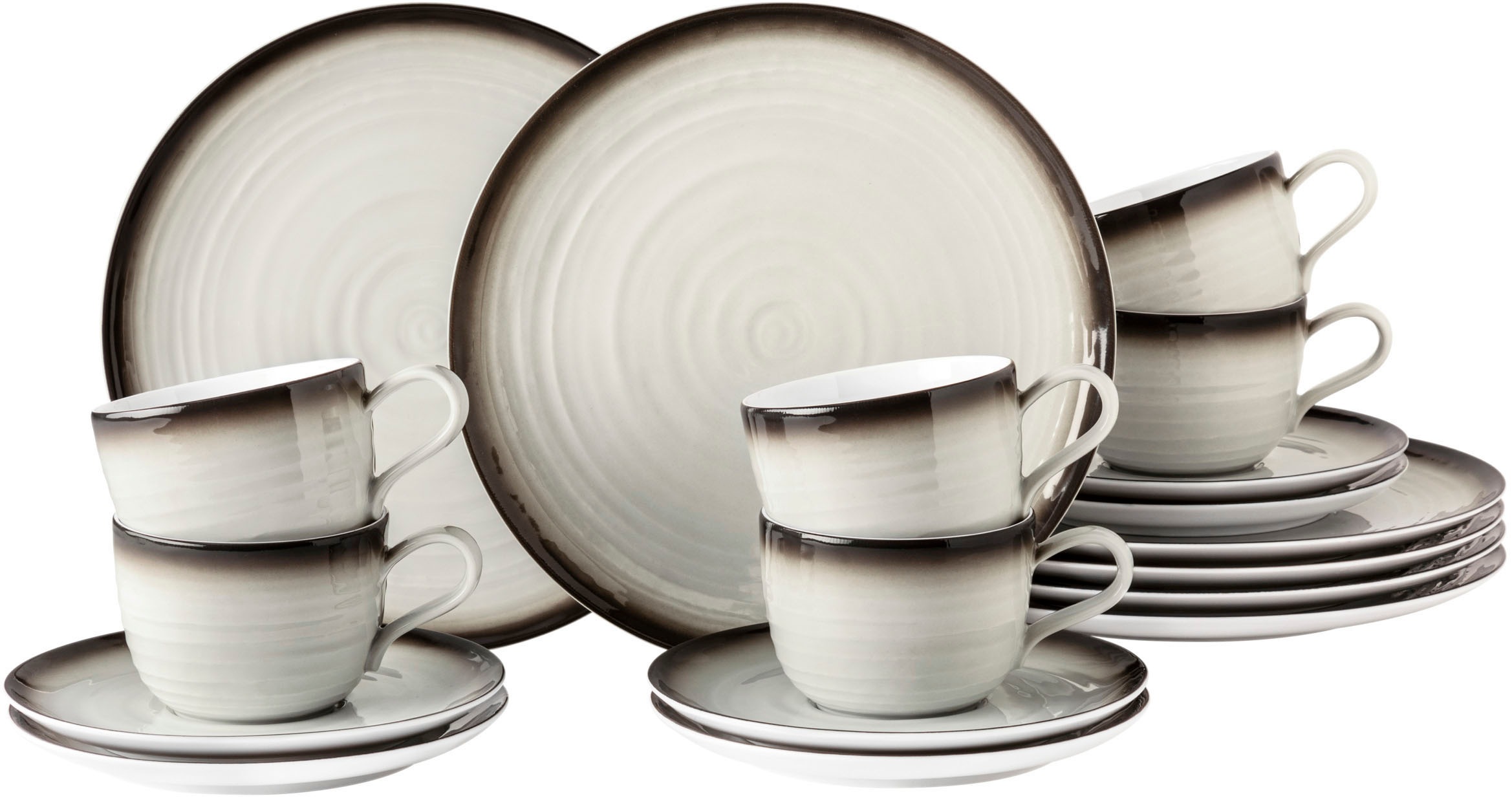 Seltmann Weiden Kaffeeservice »Geschirr-Set, 18 Teile, Terra Corso« Tassen, günstig online kaufen