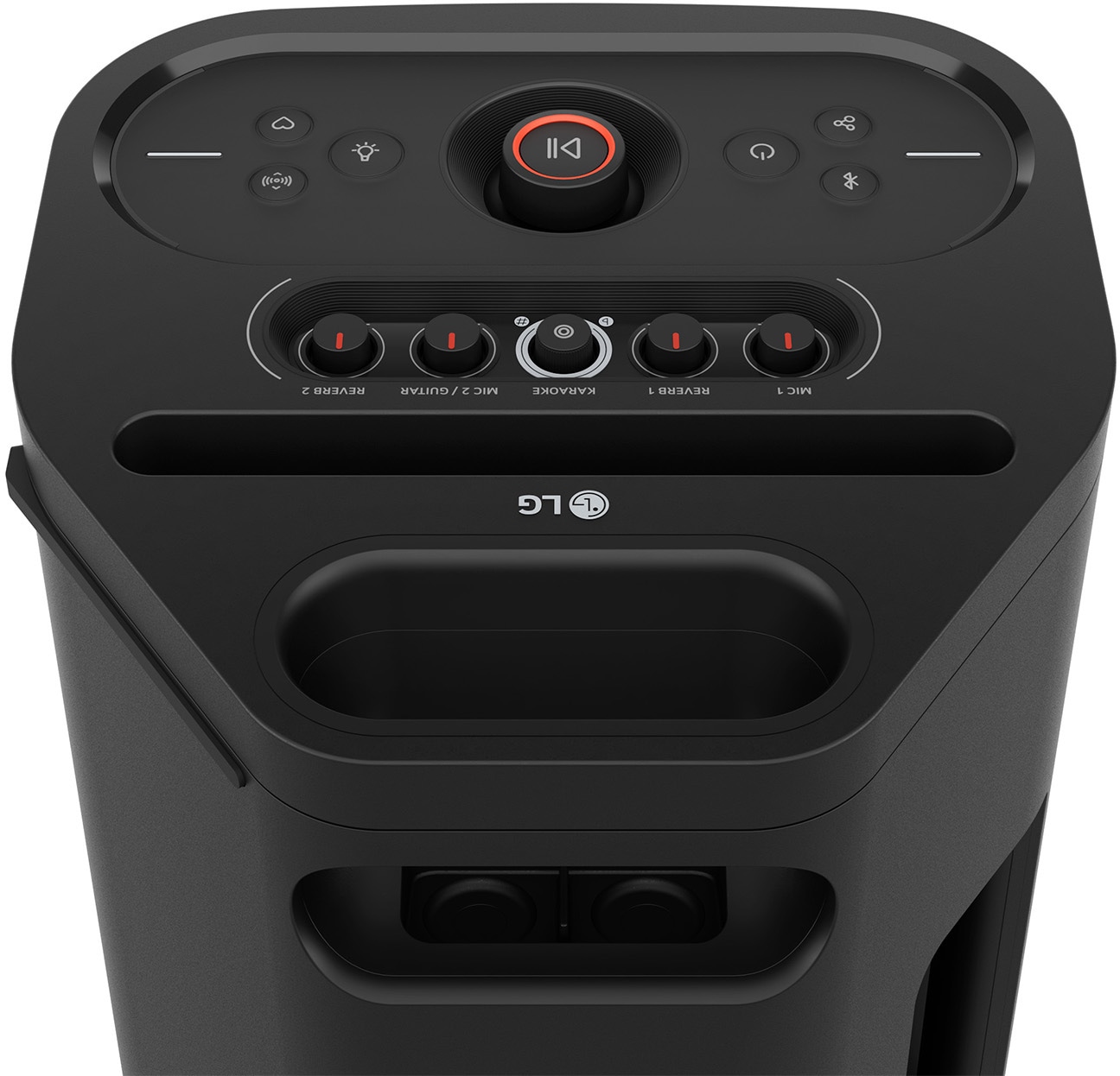 LG Bluetooth-Lautsprecher »xboom Stage 501« 2.2 (Bluetooth Bassregelung | Beleuchtungseffekte | Lautstärkeregelung | Pairing | Wireless Party Connect 220 W)