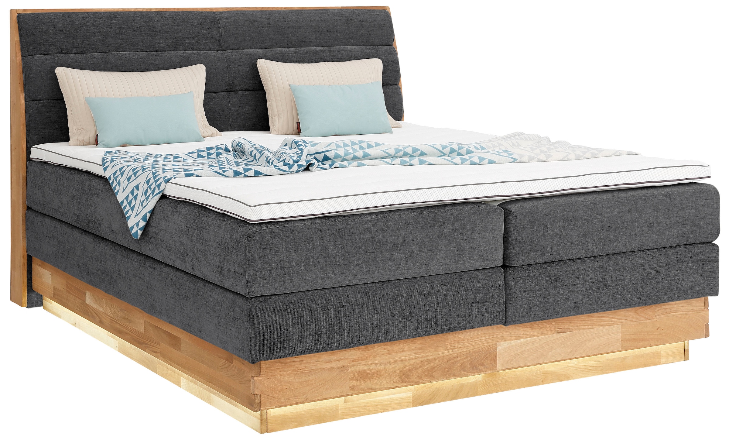 OTTO home Boxspringbett »JENNA in verschiedenen Farben und Breiten erhältli günstig online kaufen