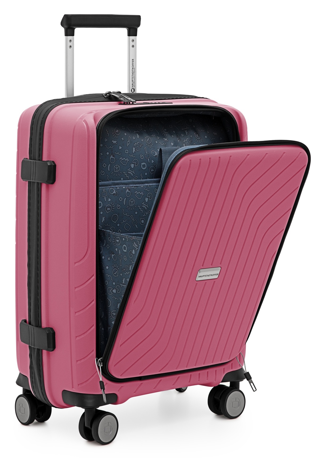 Hauptstadtkoffer Hartschalen-Trolley »TXL, in verschiedenen Farben und Größen«, 4 Rollen, Hartschalen-Koffer Reisegepäck TSA Schloss