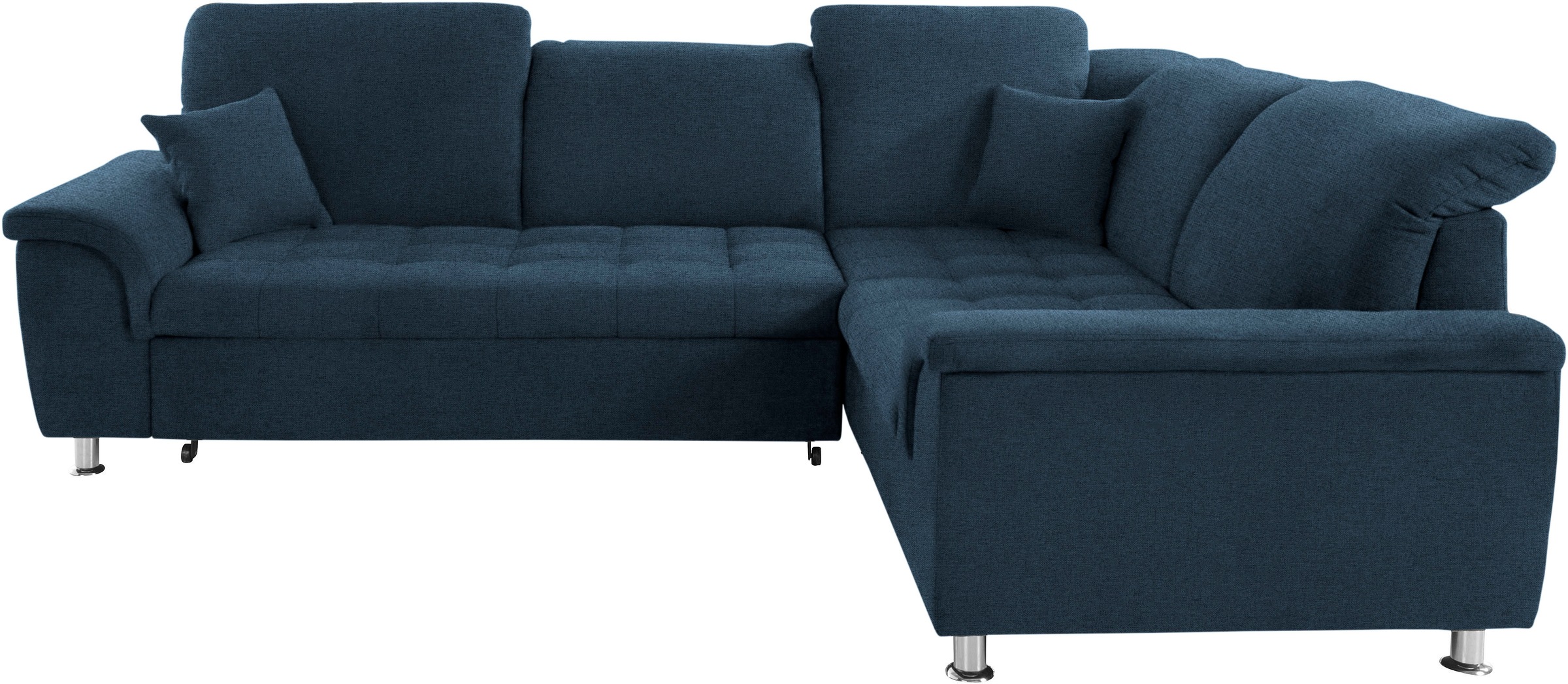 DOMO collection Ecksofa »Franzi, zeitlos und elegant, moderne Sitzheftung, günstig online kaufen