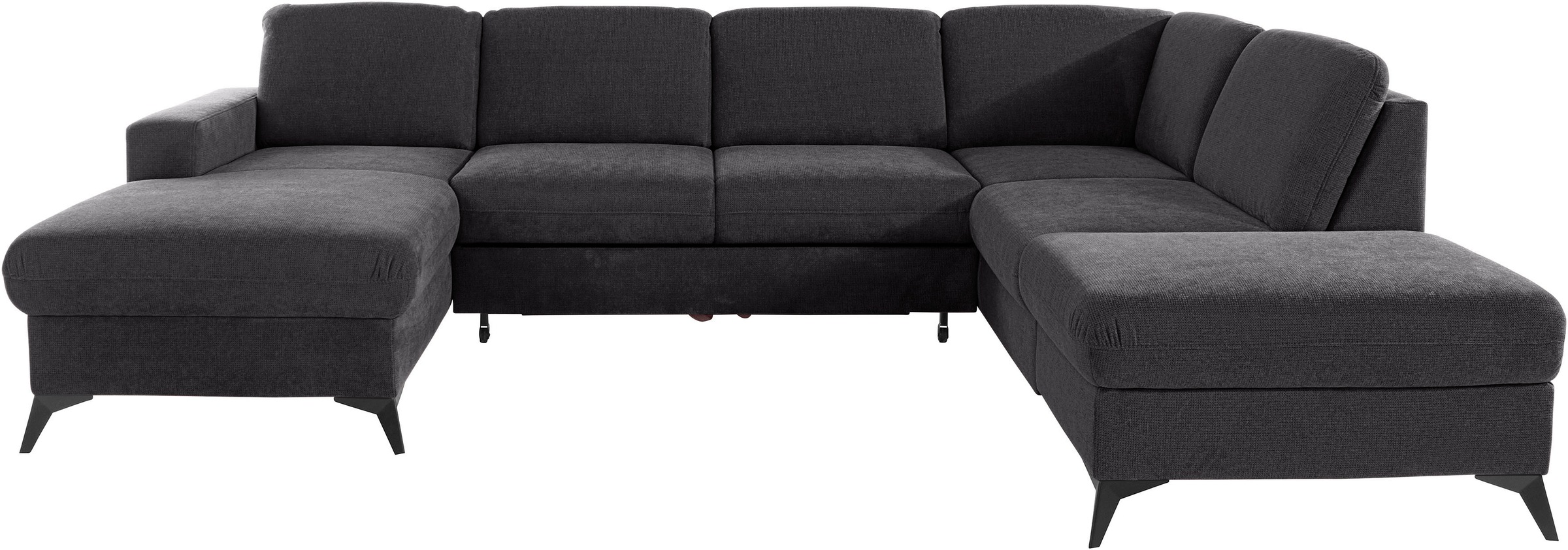 Home affaire Wohnlandschaft »Lolland U-Form« Wahlweise mit Bettfunktion und günstig online kaufen