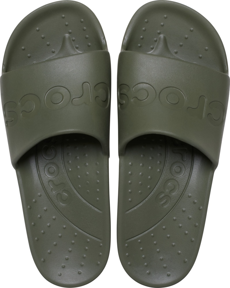 Crocs Pantolette »Crocs Slide«, Badeschuh, Schlappen, Strandschuh mit bequemem Fußbett